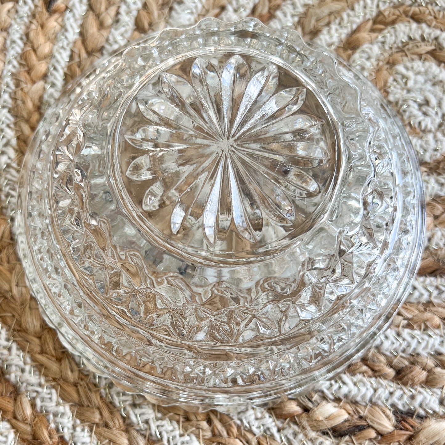 Saint Jean Vintage Crystal Jewelry Bowl - BelleStyle