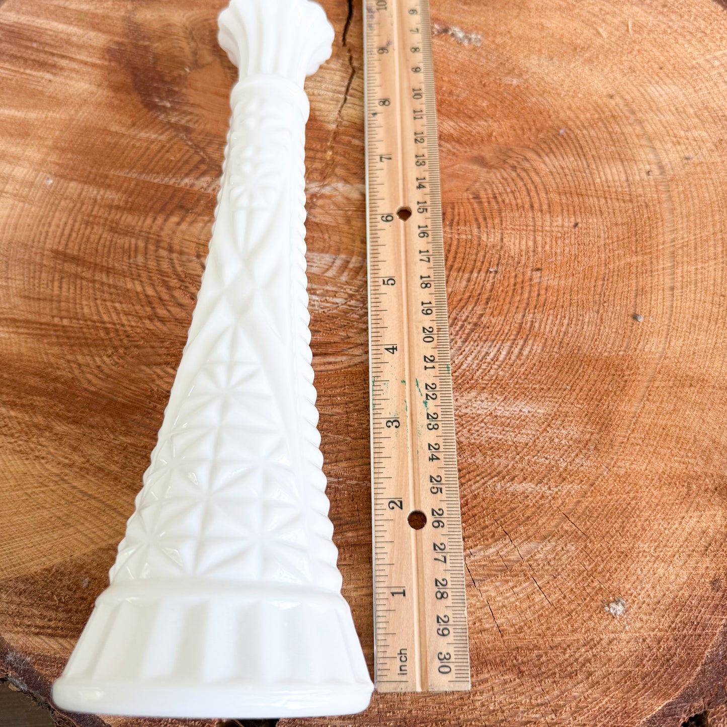 Maine Milk Glass White Vintage Vase