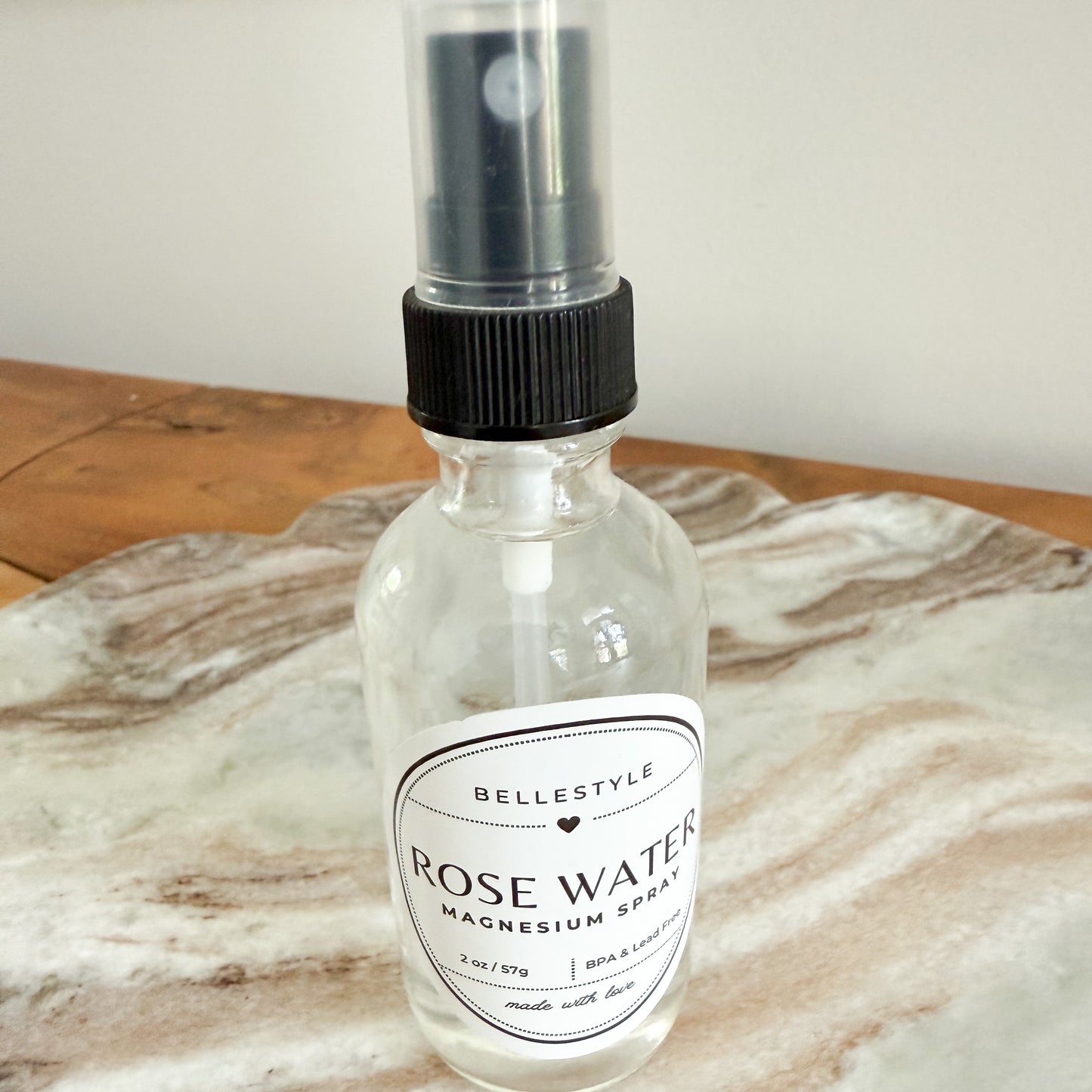 Rose Water Pure Magnesium Spray