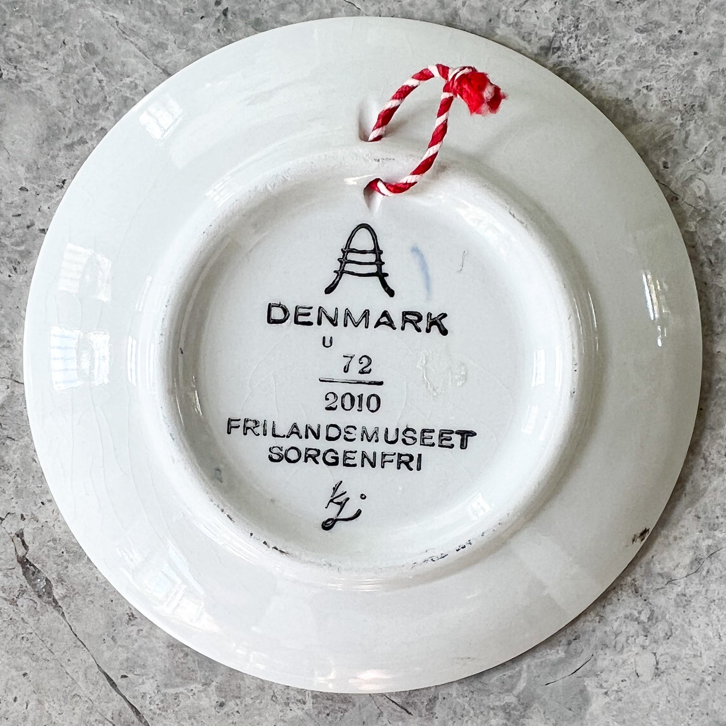 Vintage Denmark Blue Mini Ring Plate