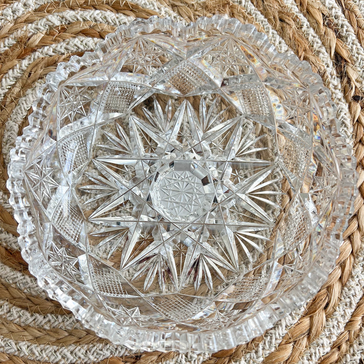 North Star Vintage Crystal Bowl - BelleStyle