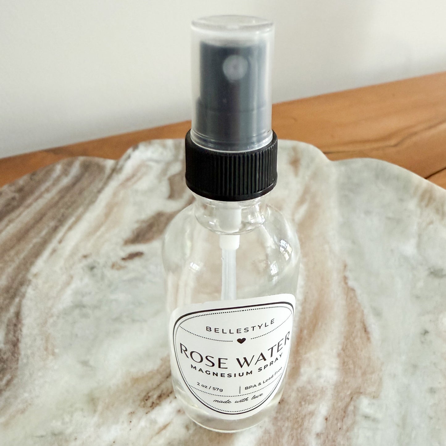 Rose Water Pure Magnesium Spray