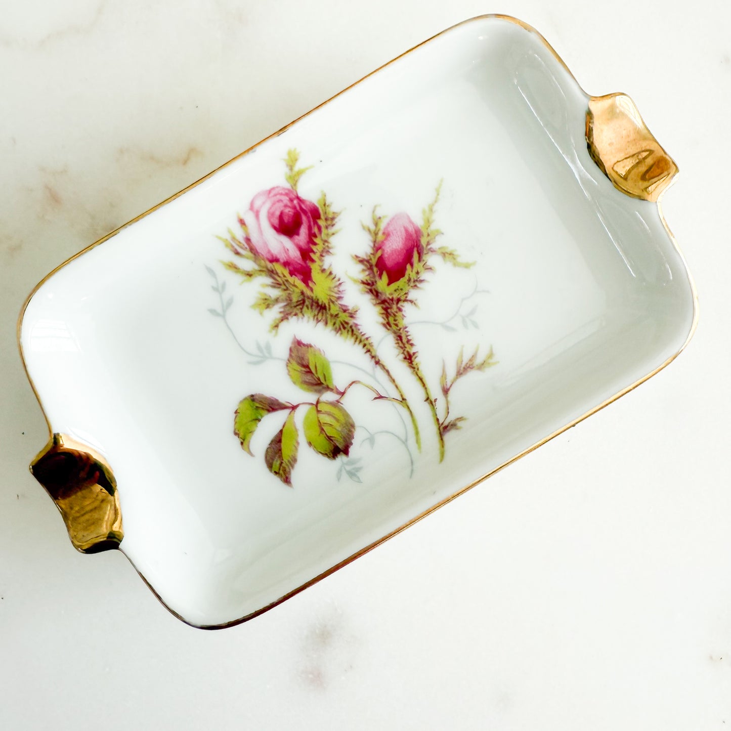 Briar Rose Mini Antique Ring Plate - BelleStyle