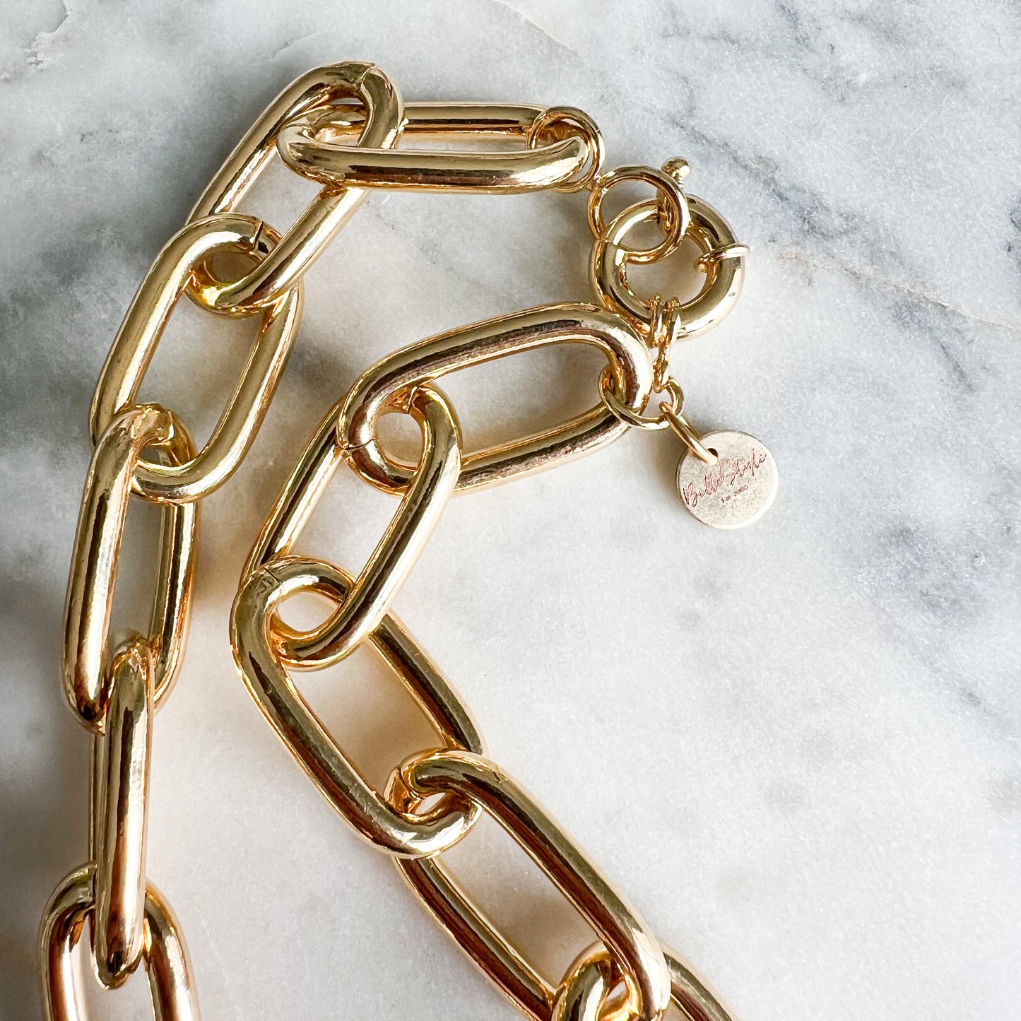 Jayne Thick Gold 18” Chain