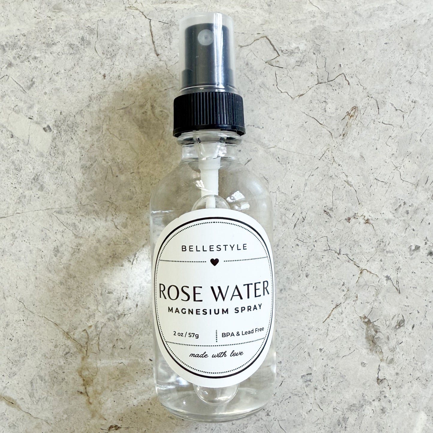 Rose Water Pure Magnesium Spray