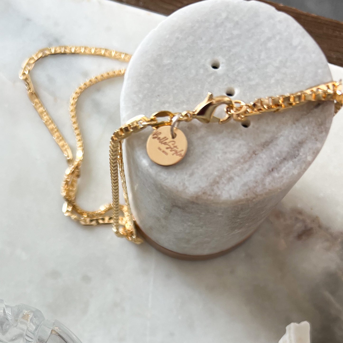 Flynn Park Double Chain Gold Necklace - BelleStyle
