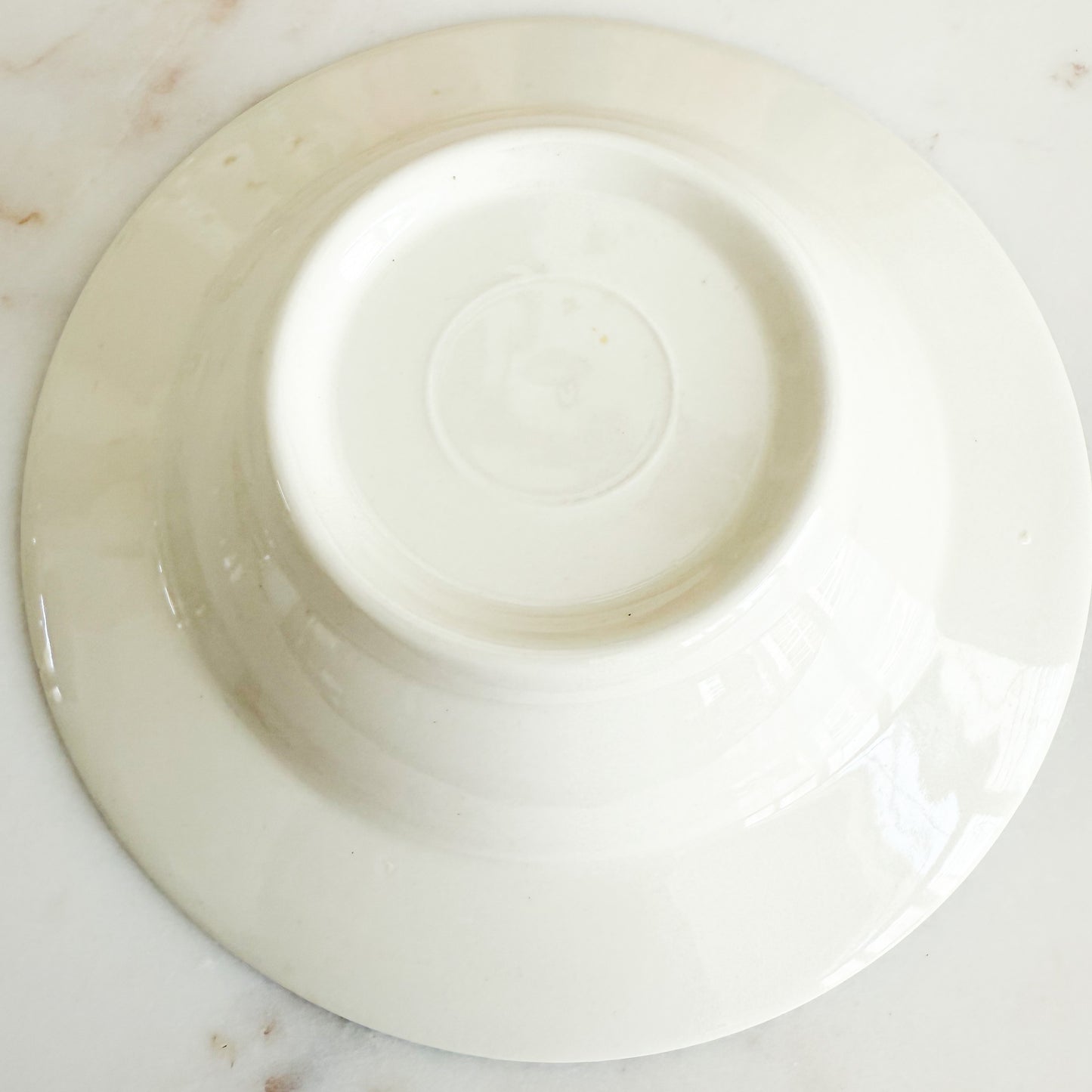 Shakespeare Country Homer Laughlin Blue Cream Vintage Bowl