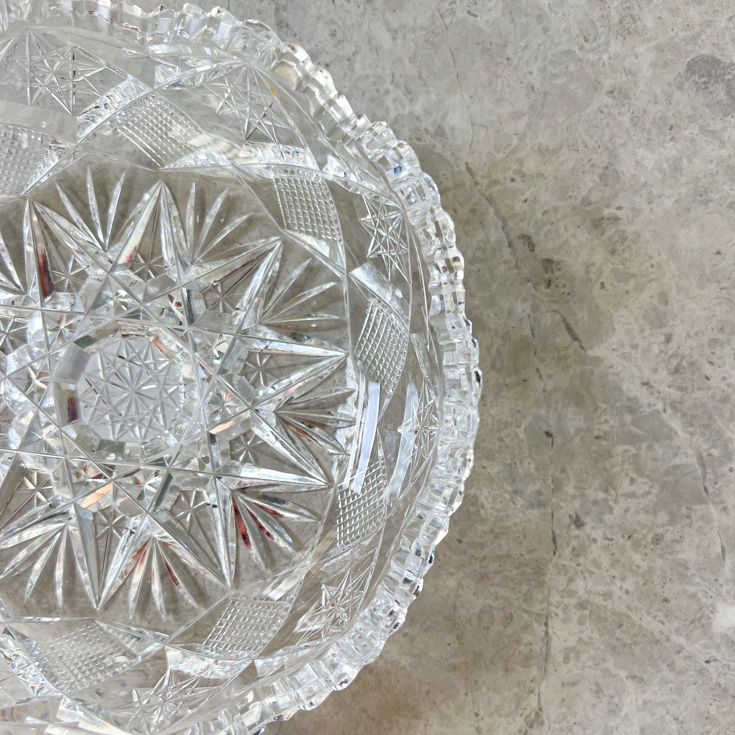 North Star Vintage Crystal Bowl - BelleStyle
