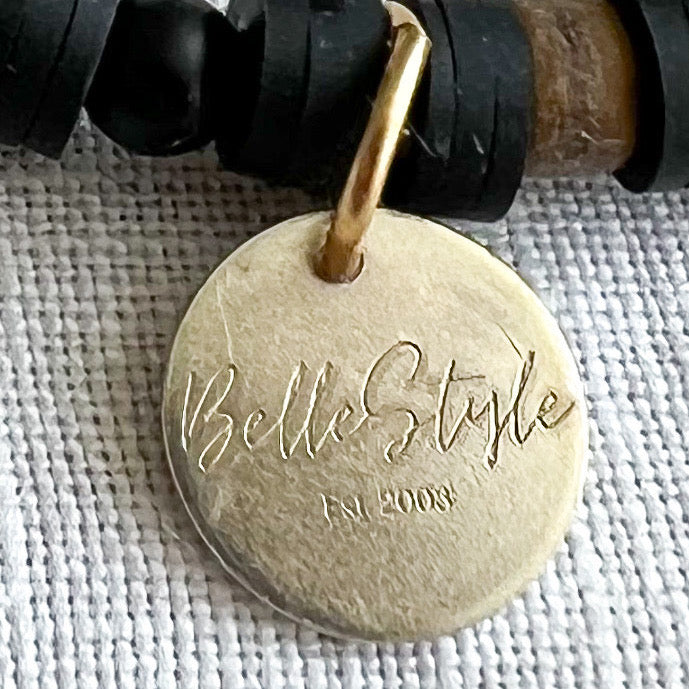 INSPIRE Gold White Letter Semi Precious Stone FWP 925 Friendship Bracelet