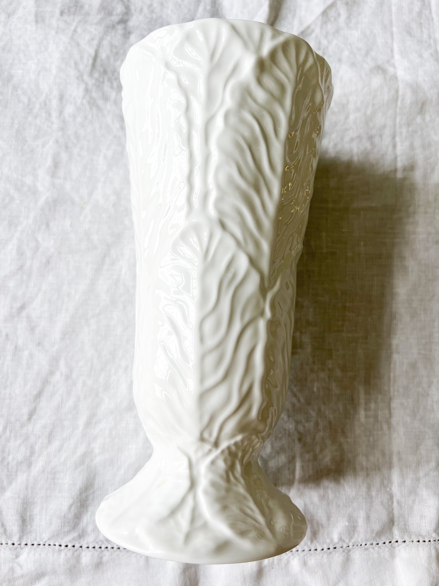 Cabbage Leaf Coalport Bone China Vase