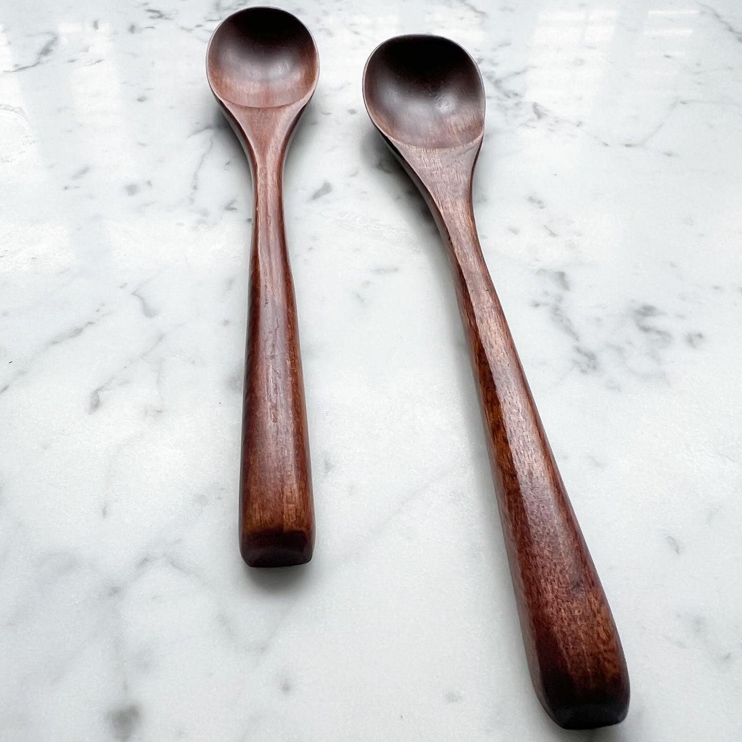 Japanese Style Wood Serving Spoons Set of 2