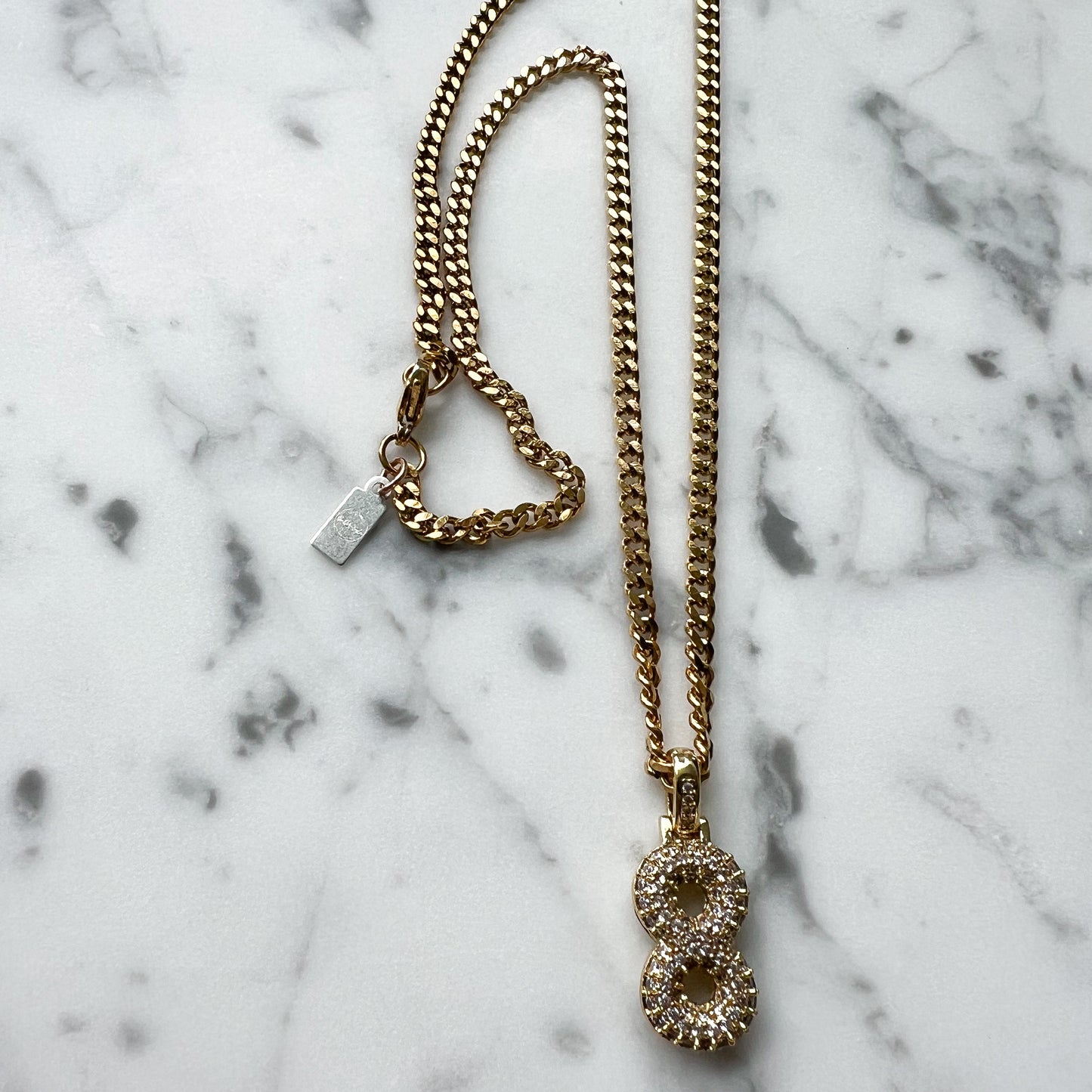Bubble Number Necklace