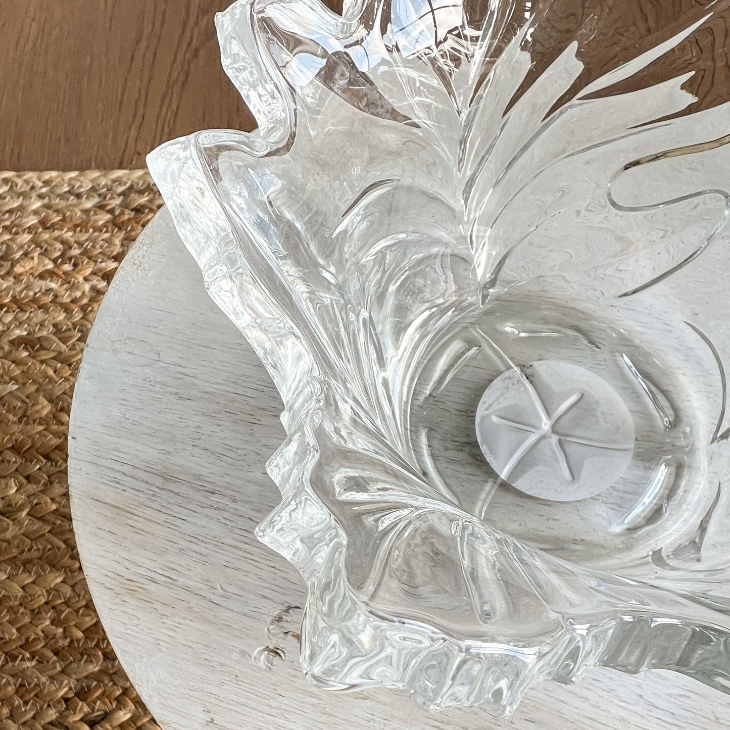 Romaine Vintage Crystal Home Decor Bowl - BelleStyle