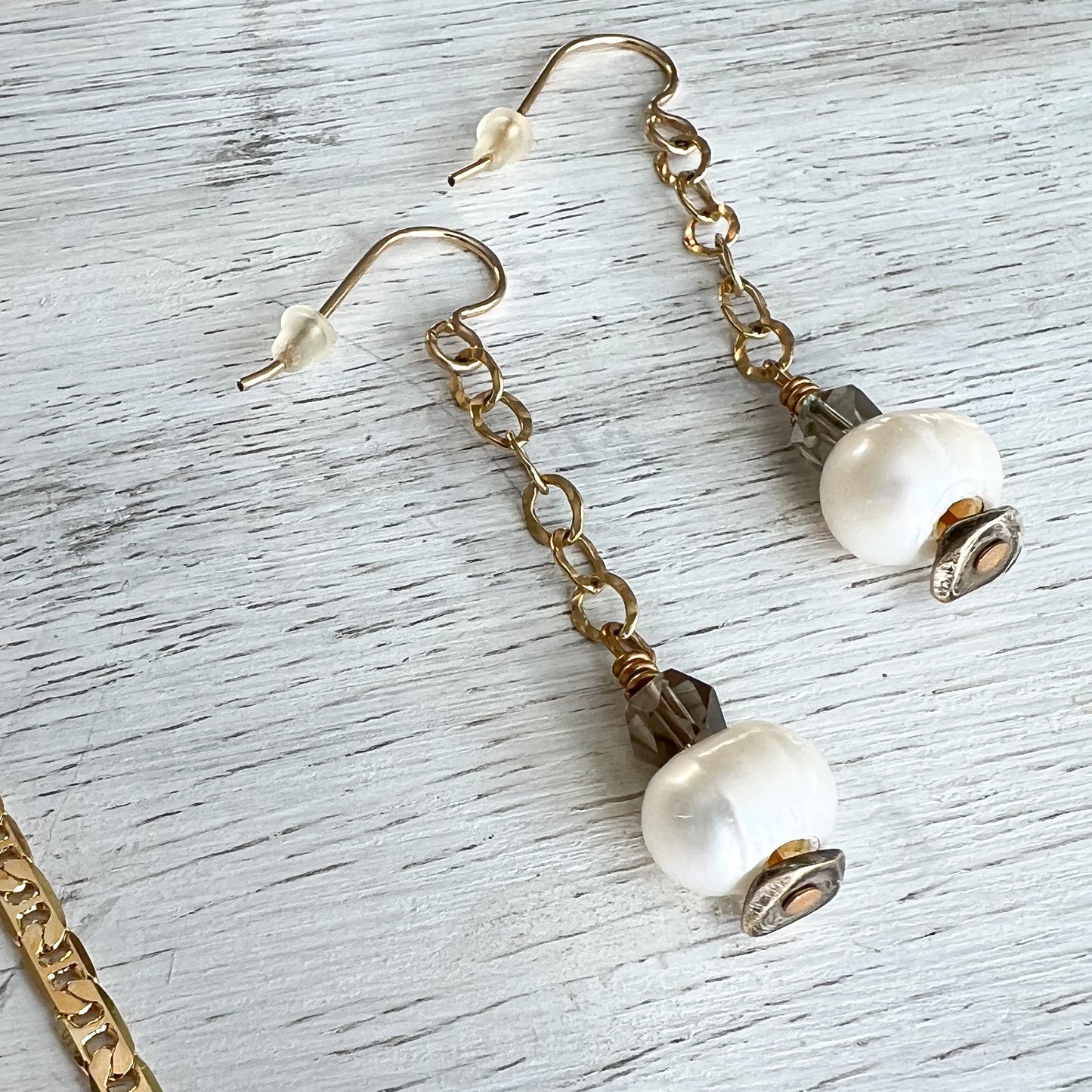 Layla Freshwater Pearl Dangle Earrings