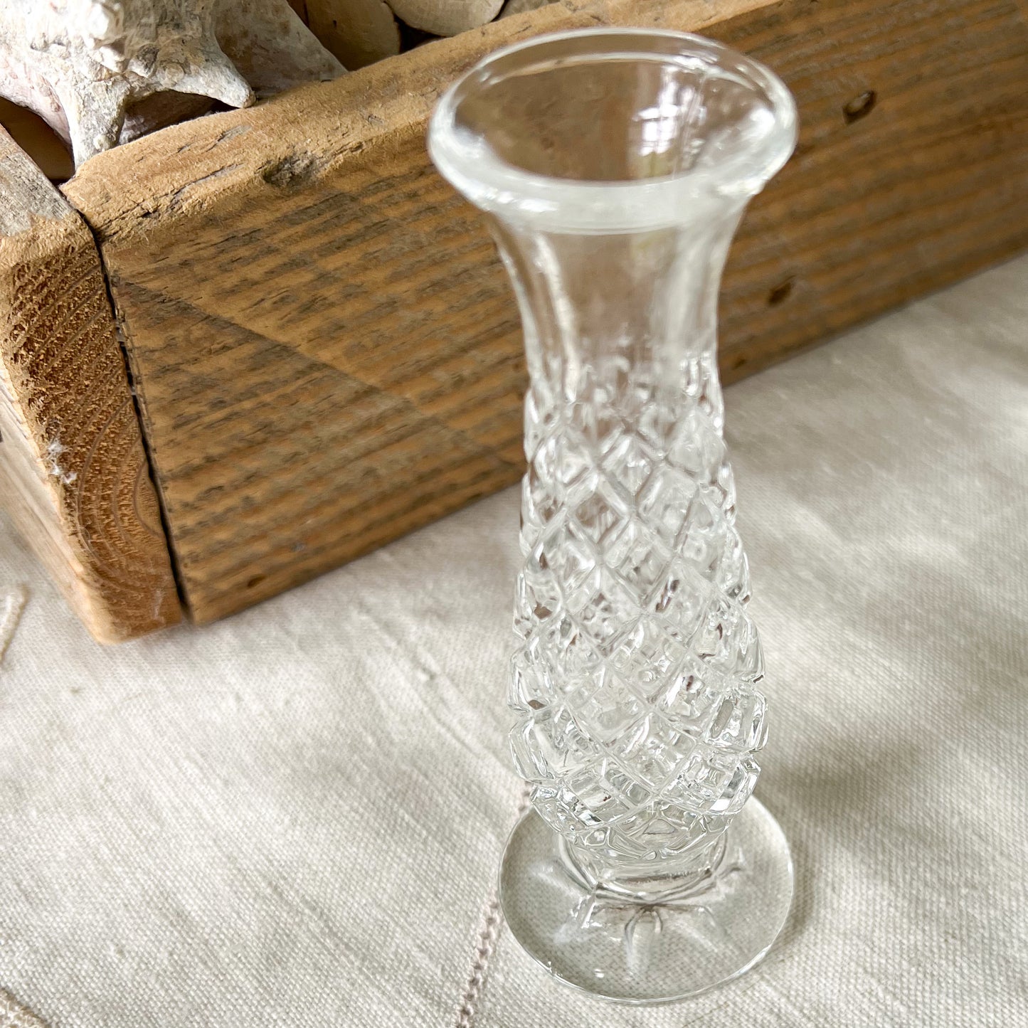 Vintage Mini Crystal Vase - BelleStyle