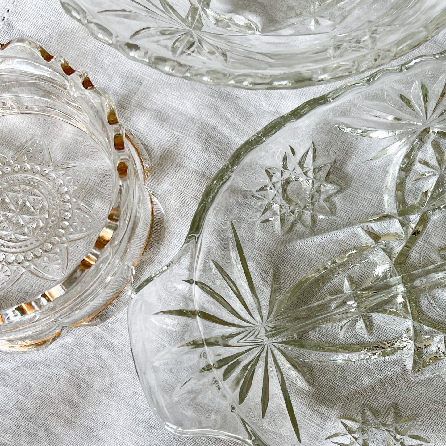 Vintage Golden Leaf Bowl