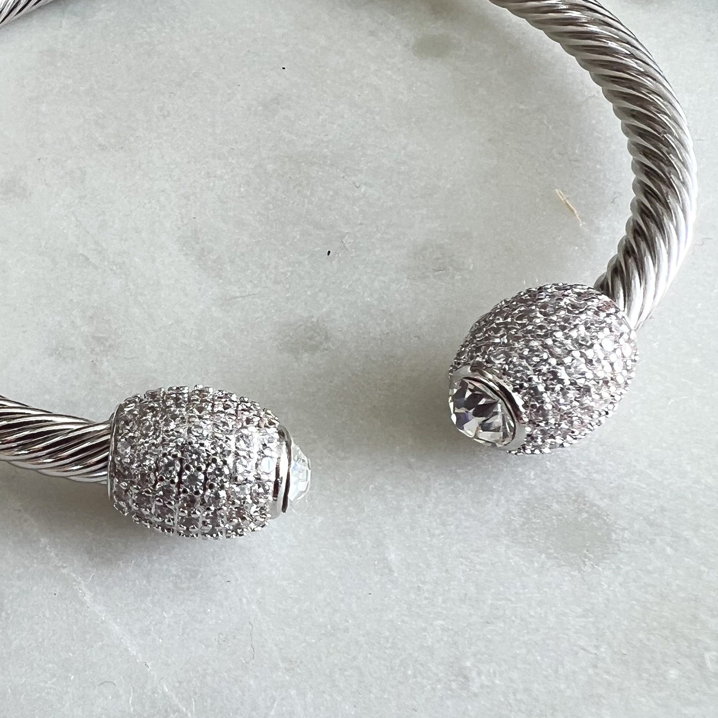 Bodian Pave Crystal Cuff Bracelet