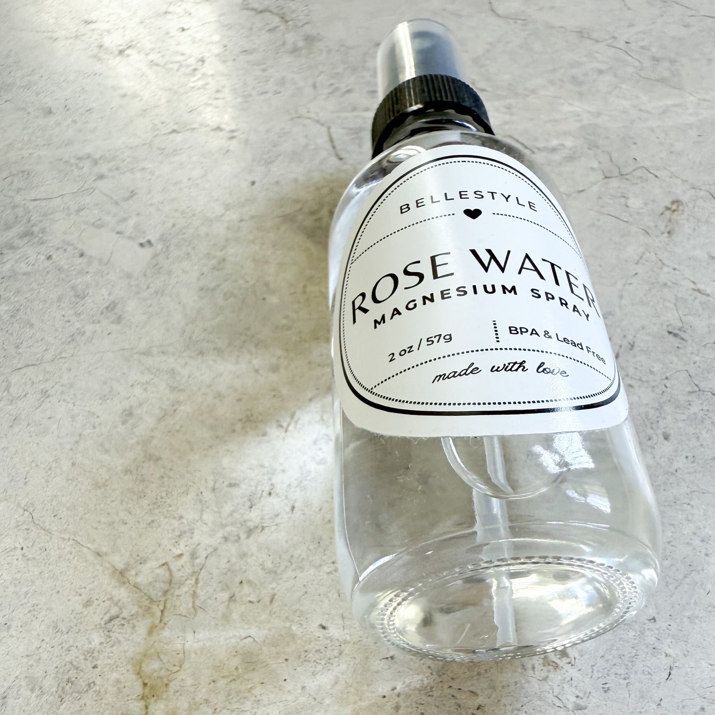 Rose Water Pure Magnesium Spray