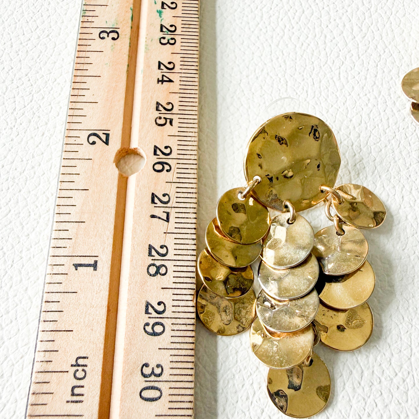 Studio 54 Vintage Gold Post Dangle Earrings