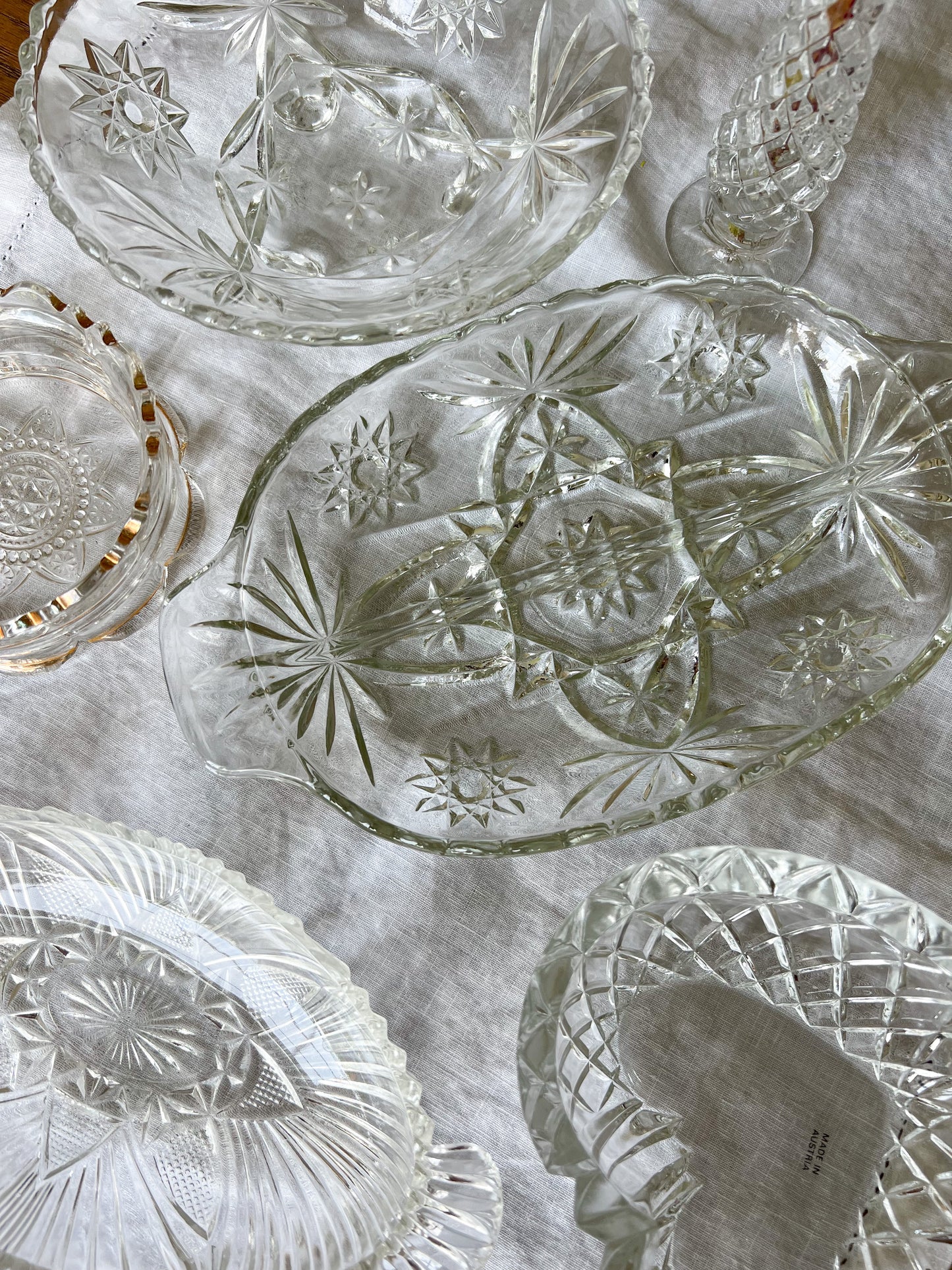 Vintage Golden Leaf Bowl