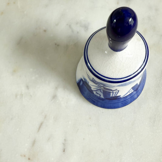 Delft Vintage Hand Painted Blue Bell from Holland
