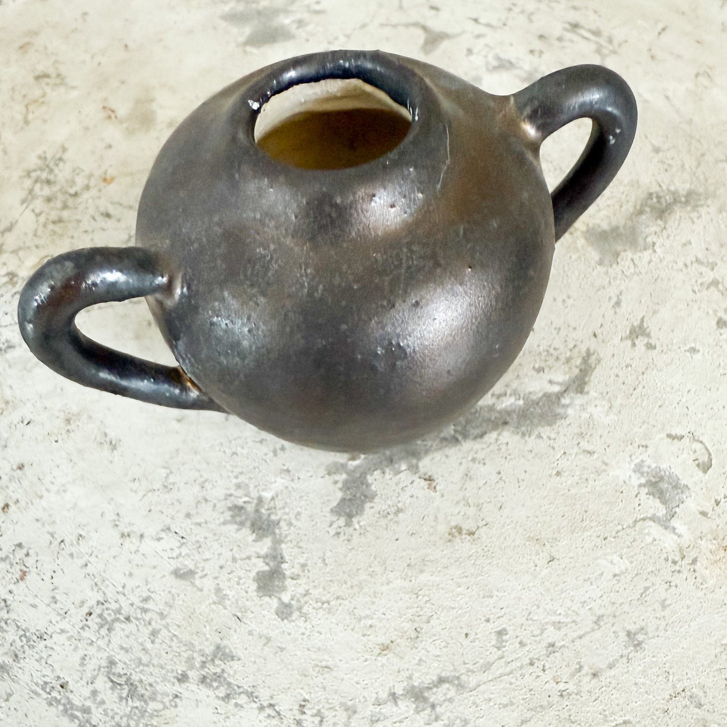 Stella Organic Modern Artisan Handmade Clay Stem Vase