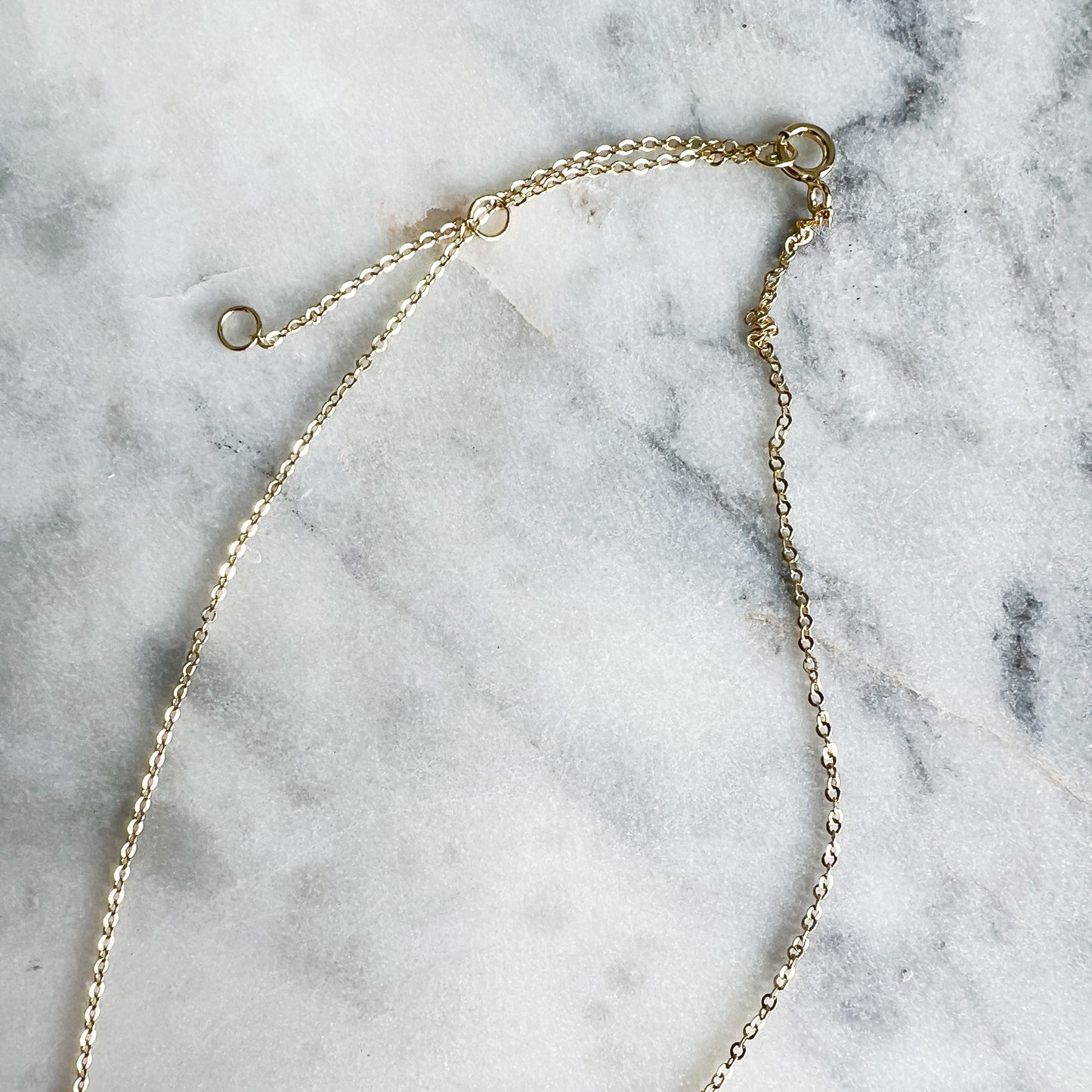 Classic Gold Sterling Silver 925 Crystal Cross Necklace