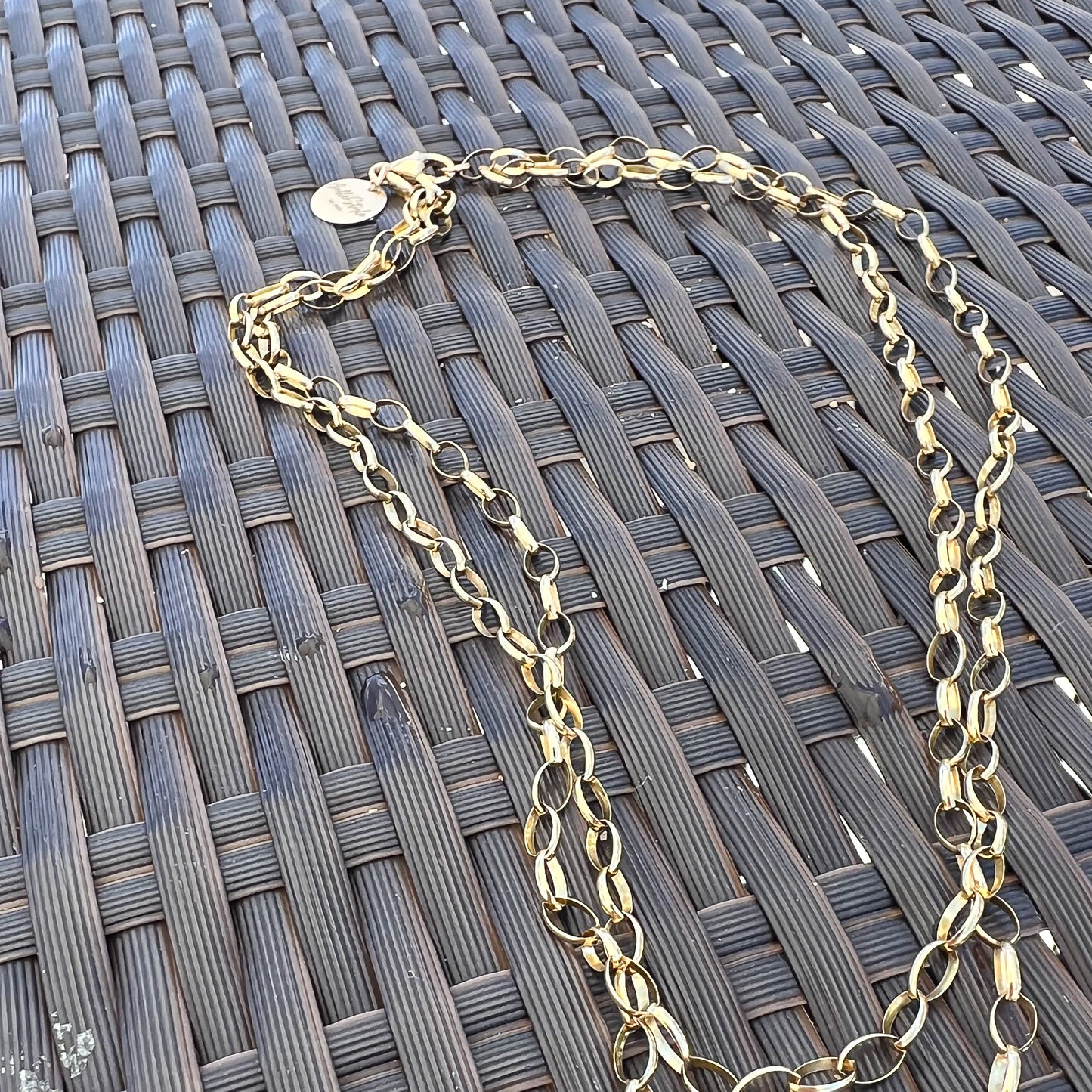The Long Short 14/20 GF Double Chain Necklace