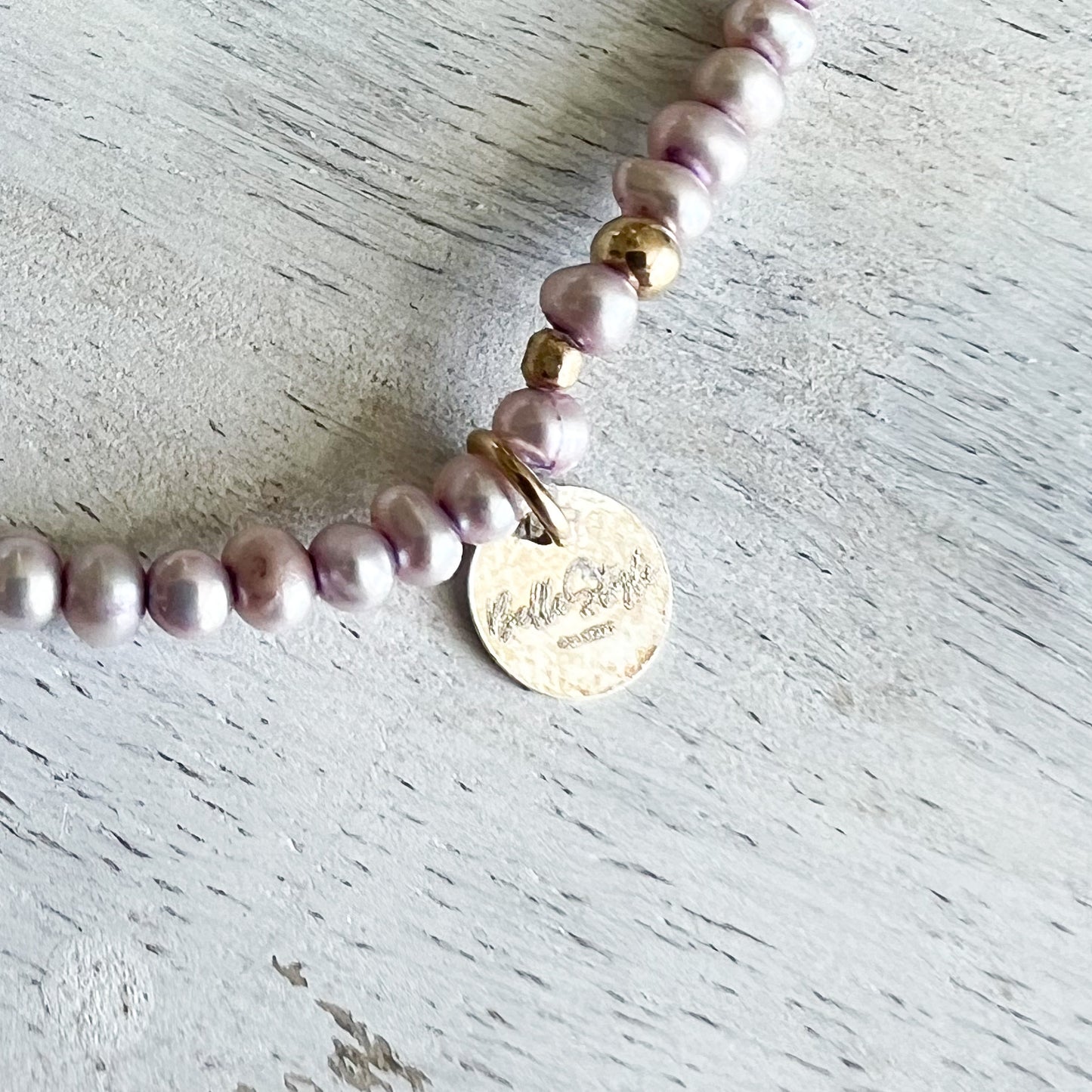 Mini Purple Freshwater Pearl Bracelet - BelleStyle