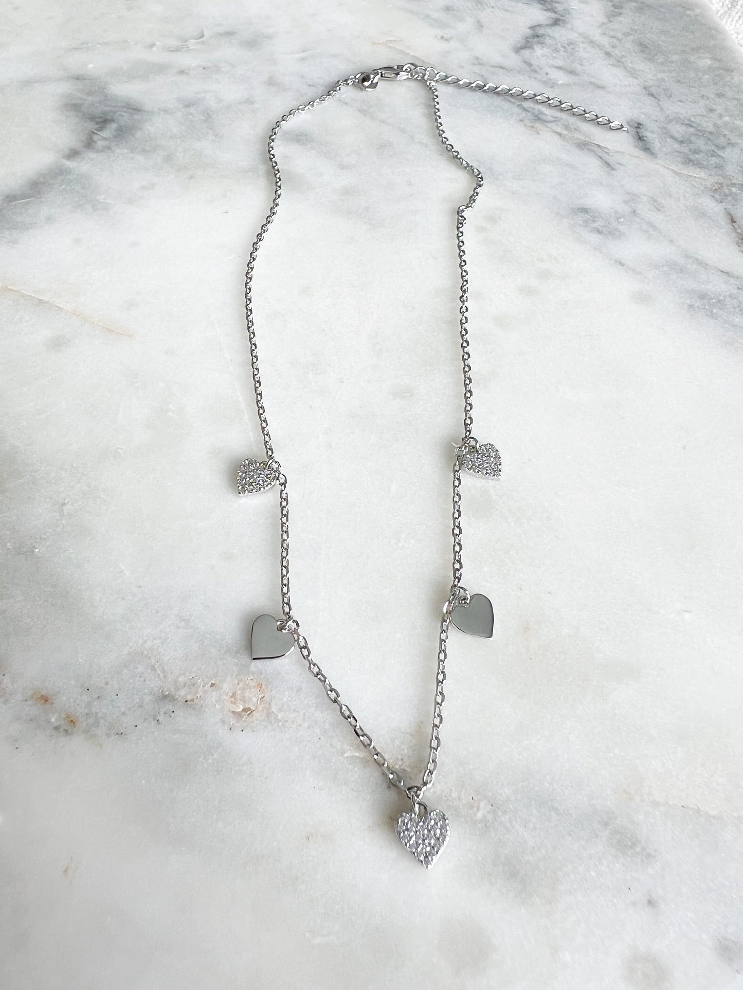 Girl’s Classic Heart Sterling Silver 925 Necklace