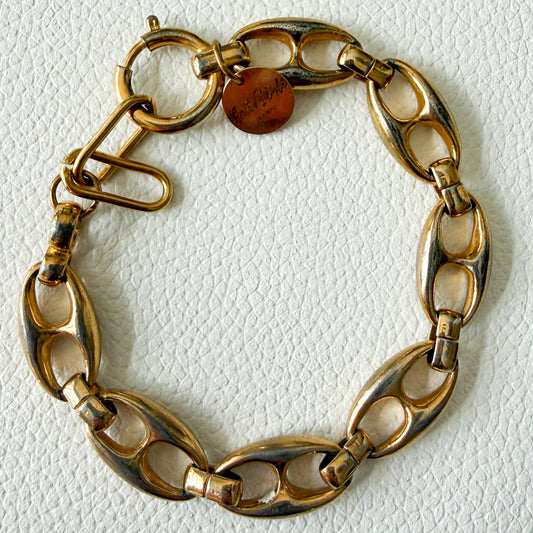 Sunshine Vintage Brass Patina Soda Tap Bracelet - BelleStyle