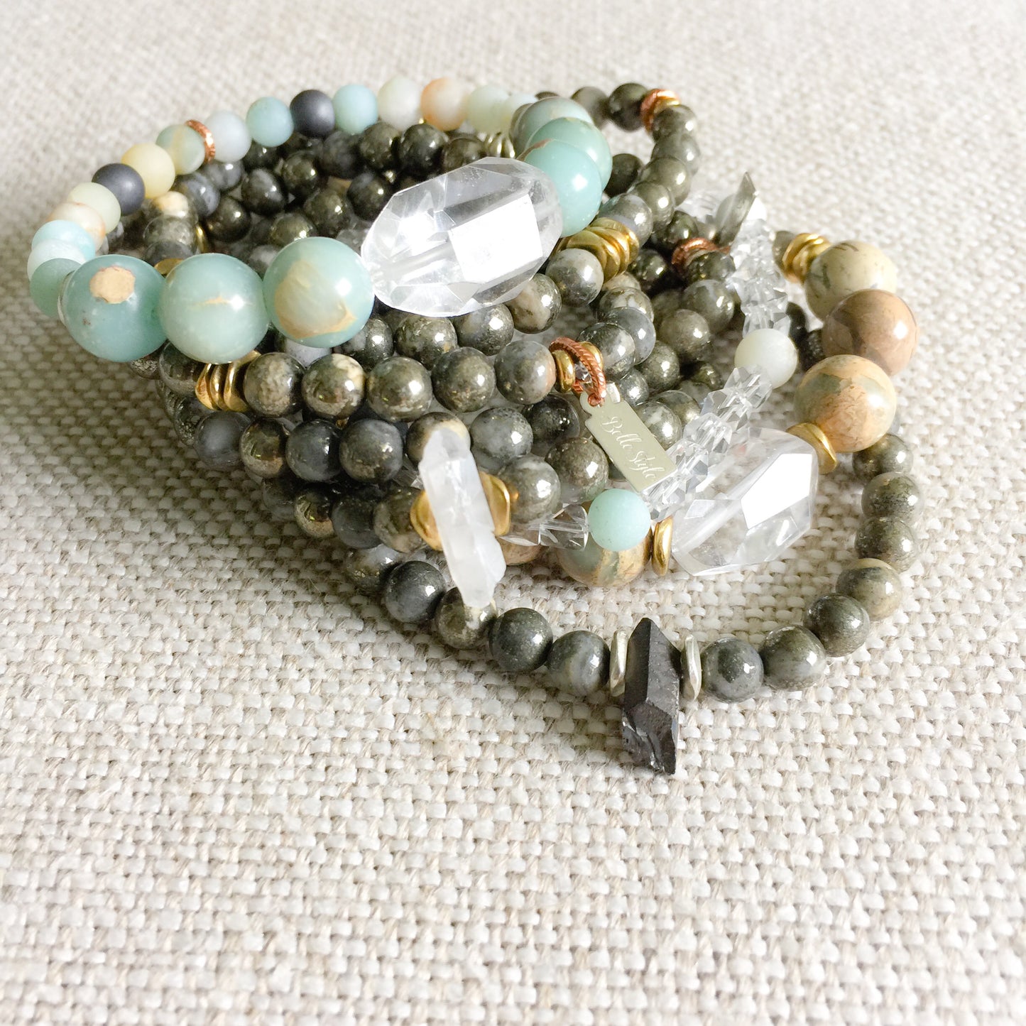 Del Rey Bracelet in Titanium - BelleStyle