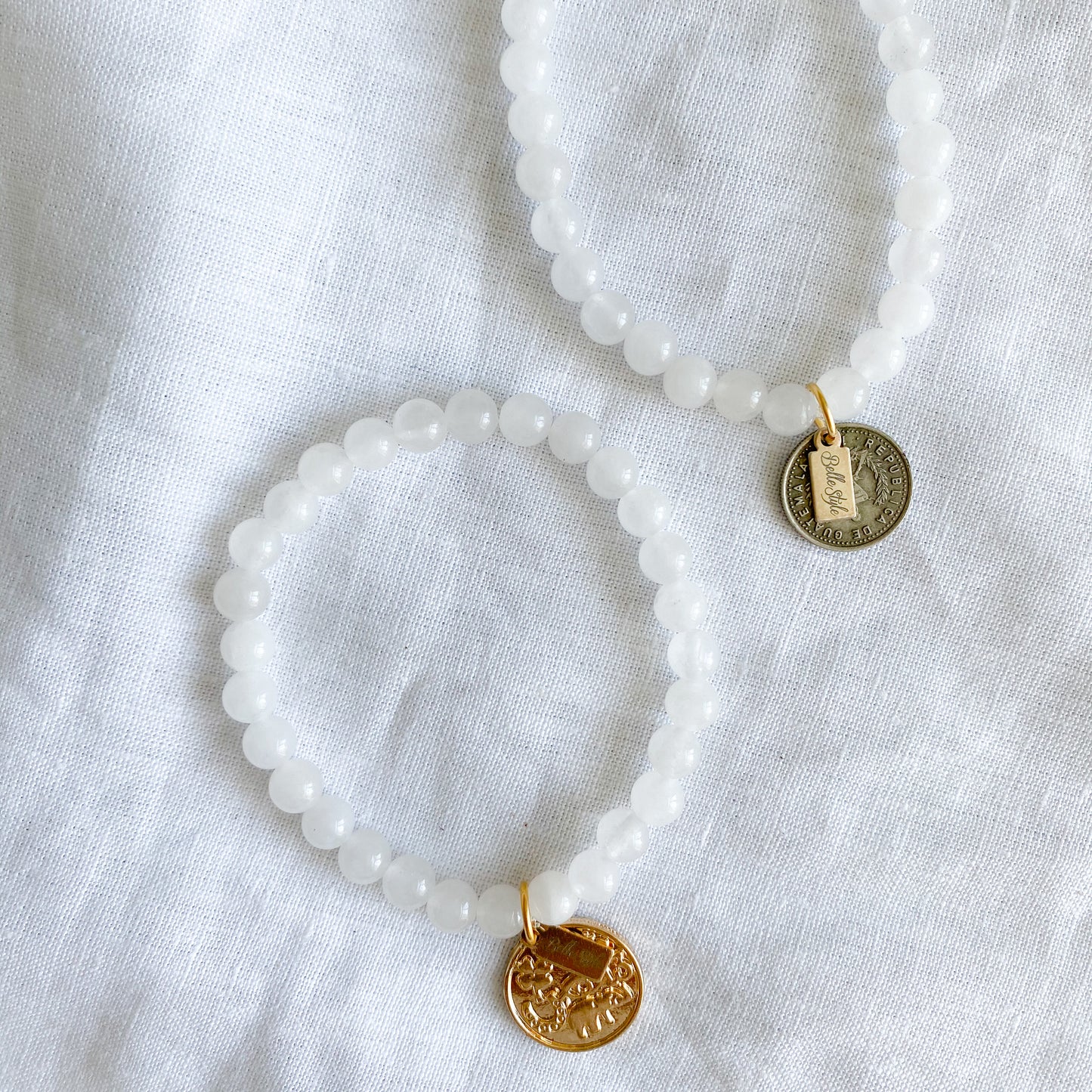 Vintage Luck & Wisdom Coin Bracelet - BelleStyle