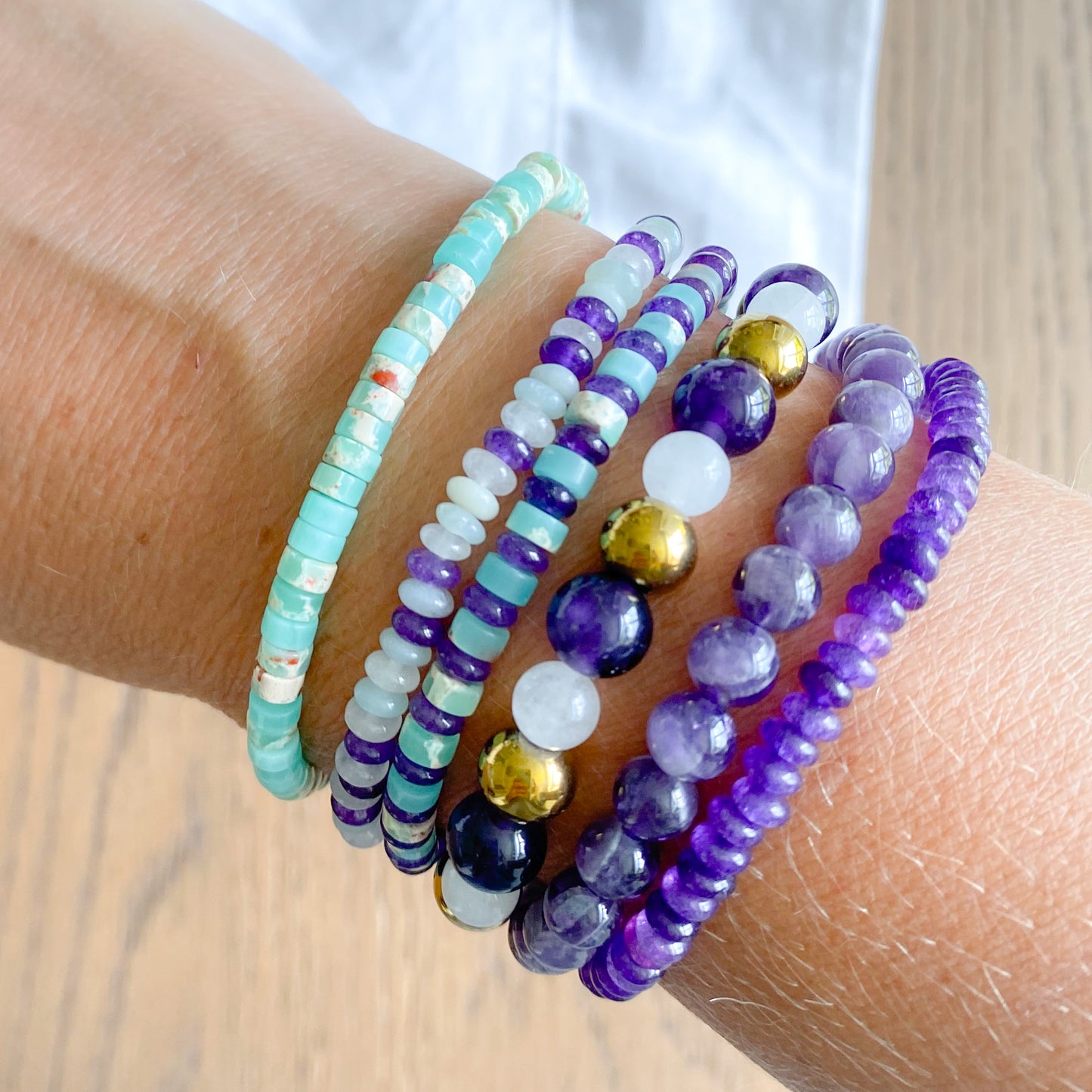 Amethyst Round Bracelet - BelleStyle
