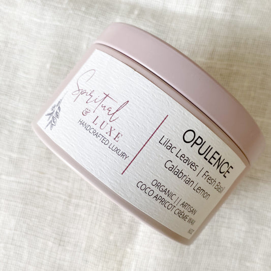 Spiritual & Luxe Opulence Lilac Basil Lemon Candle - Bellestyle