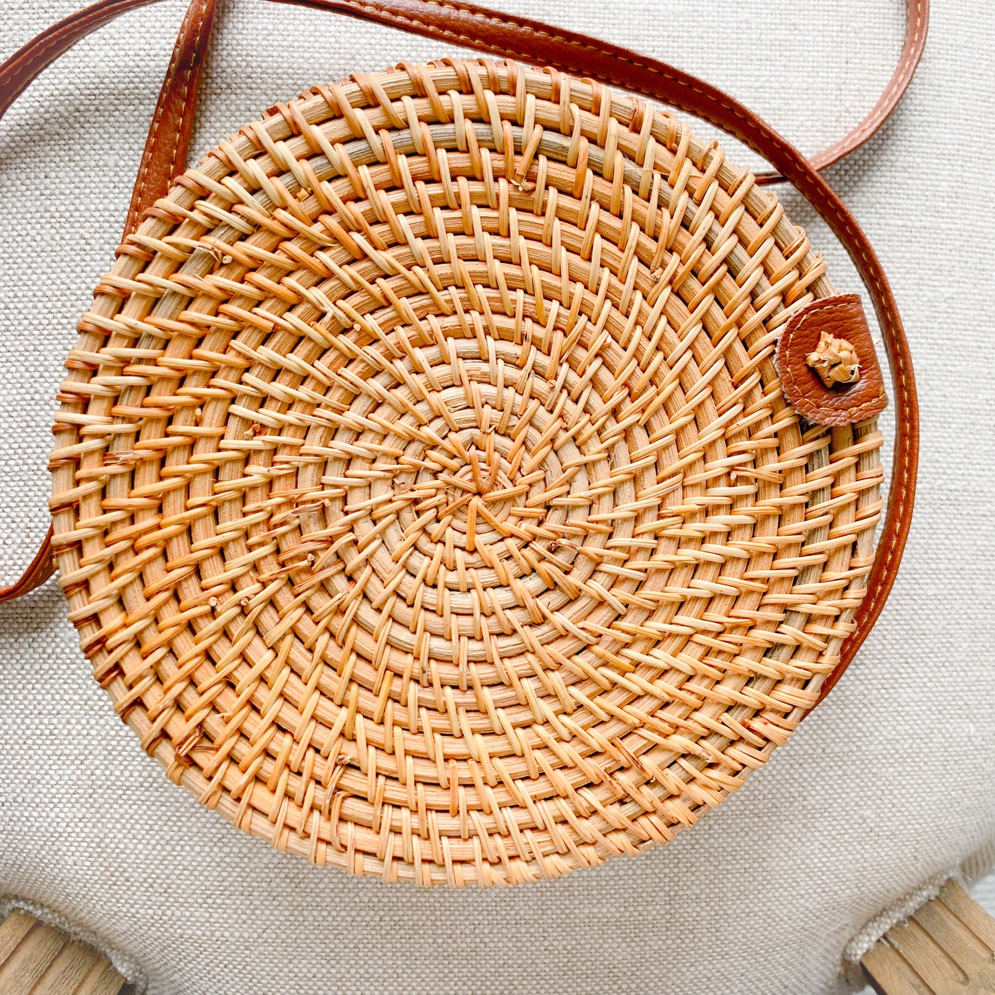 Capri Bali Bag in Natural - BelleStyle