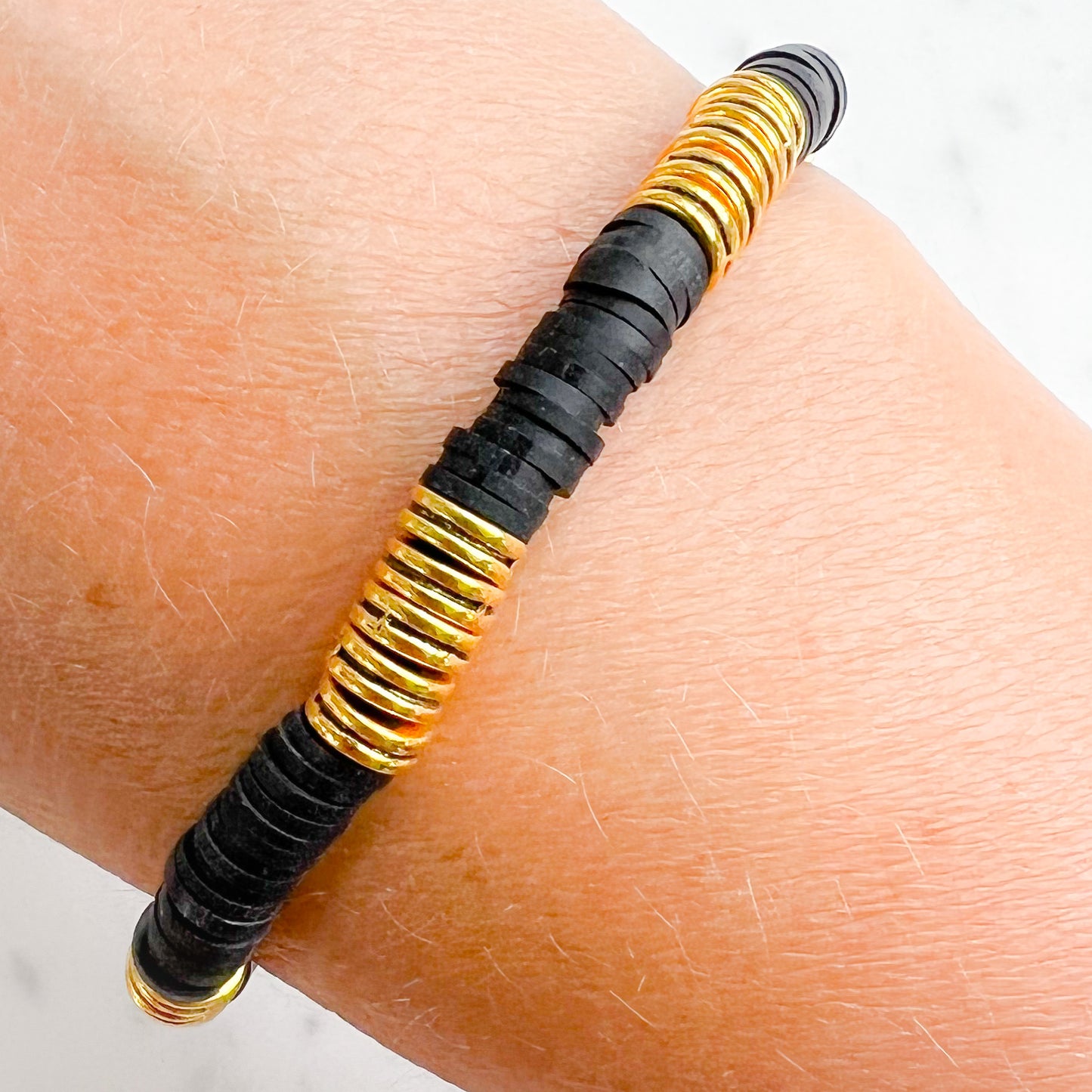 Yin Yang Black White Friendship Bracelet - Bellestyle