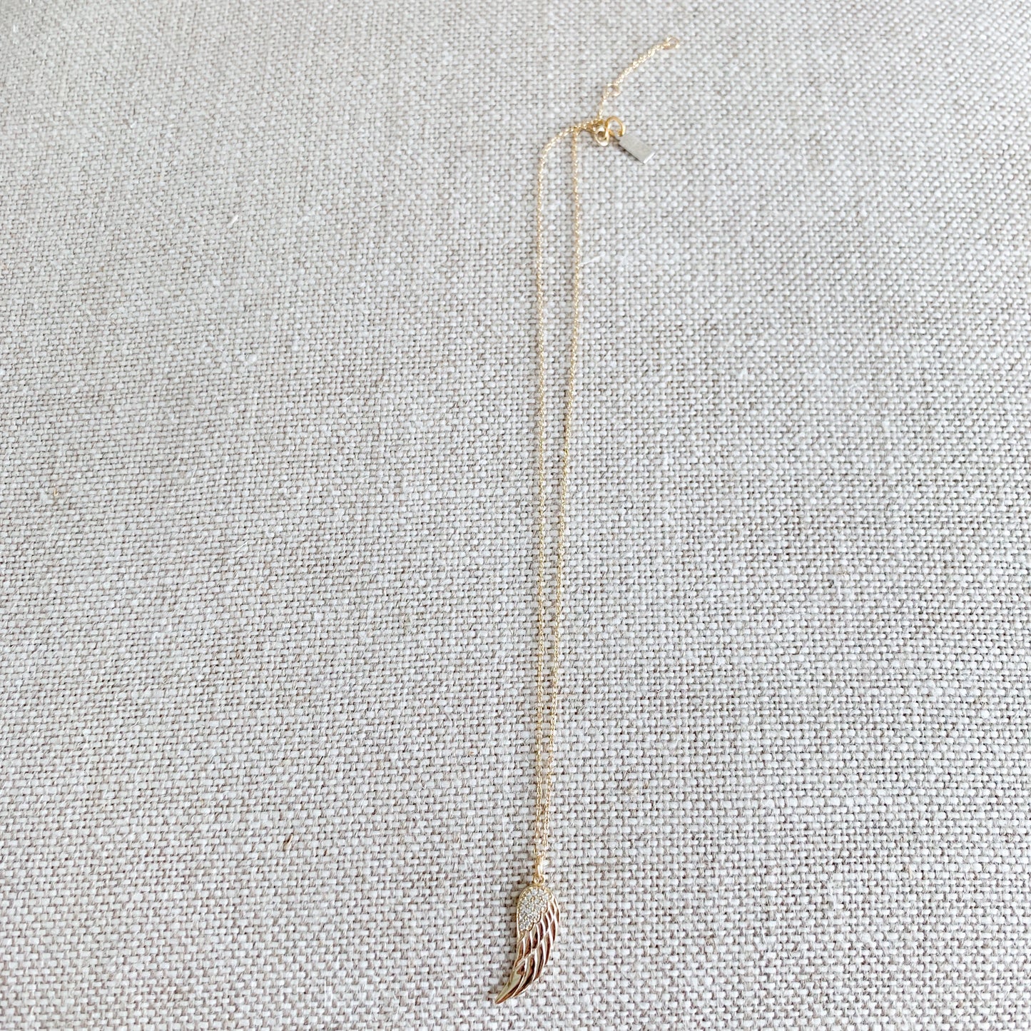 Angelwing Pave Necklace - BelleStyle