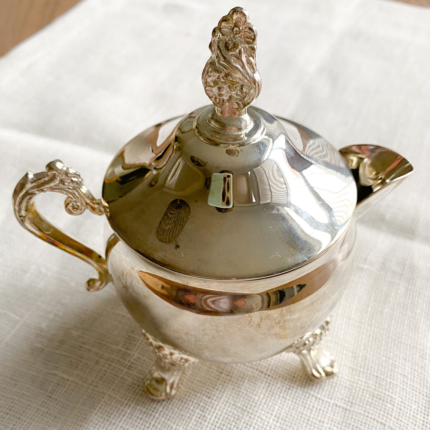 Sustainable Silver Jewelry Cup with Lid -Bellestyle