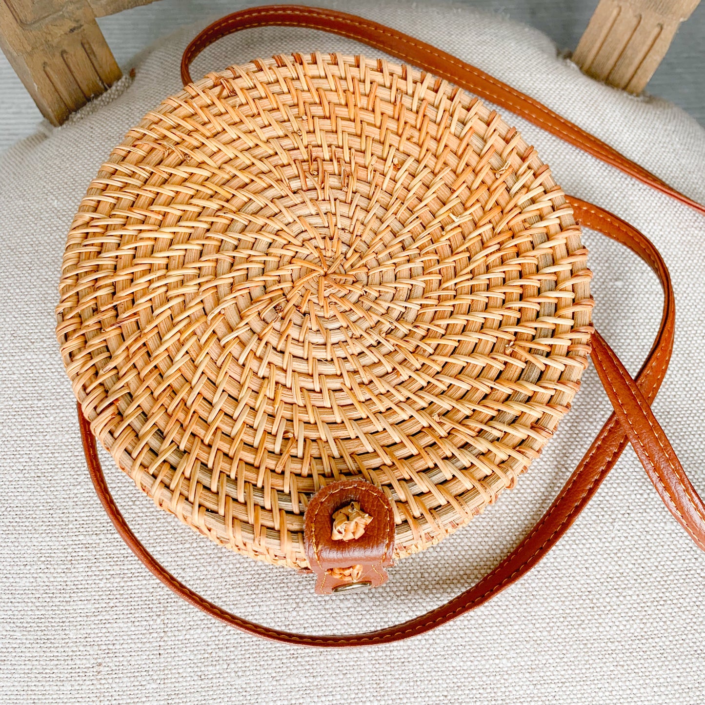 Capri Bali Bag in Natural - BelleStyle