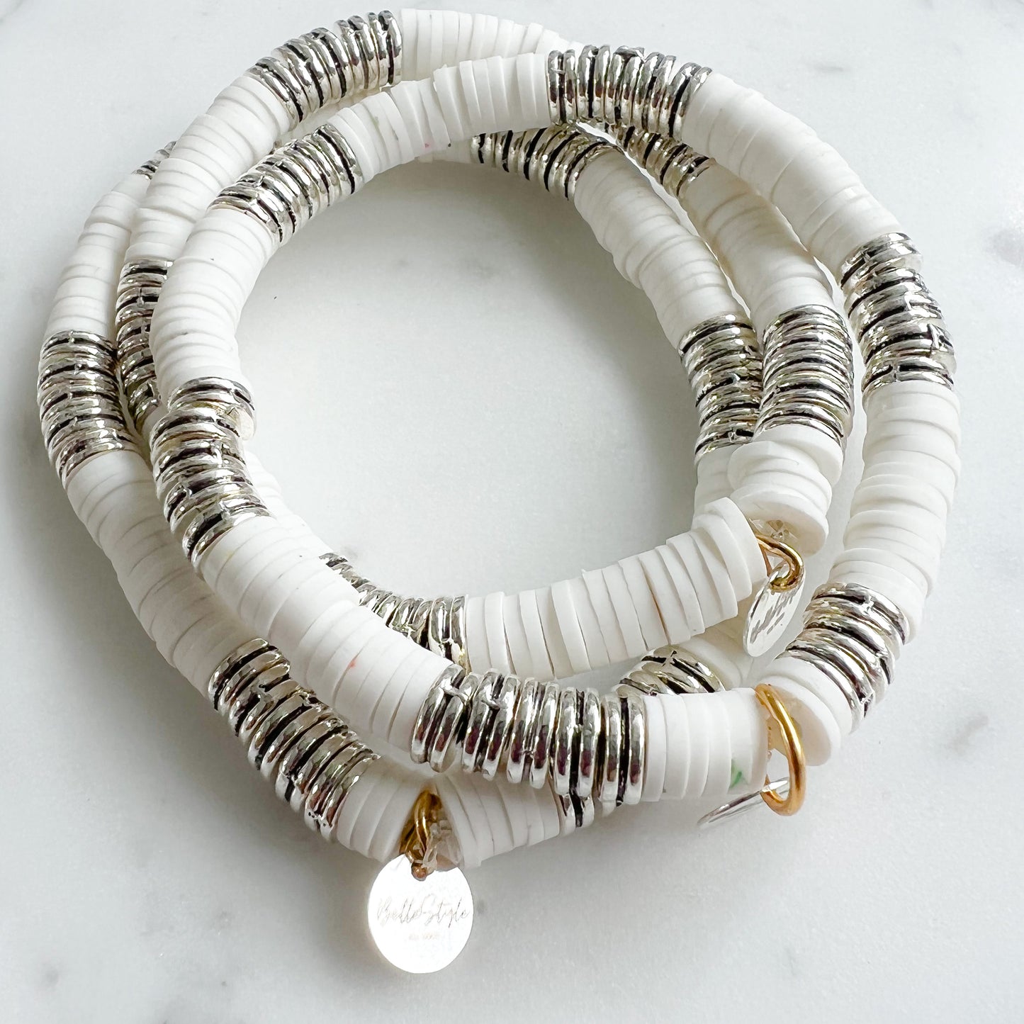 Yin Yang Black White Friendship Bracelet - Bellestyle