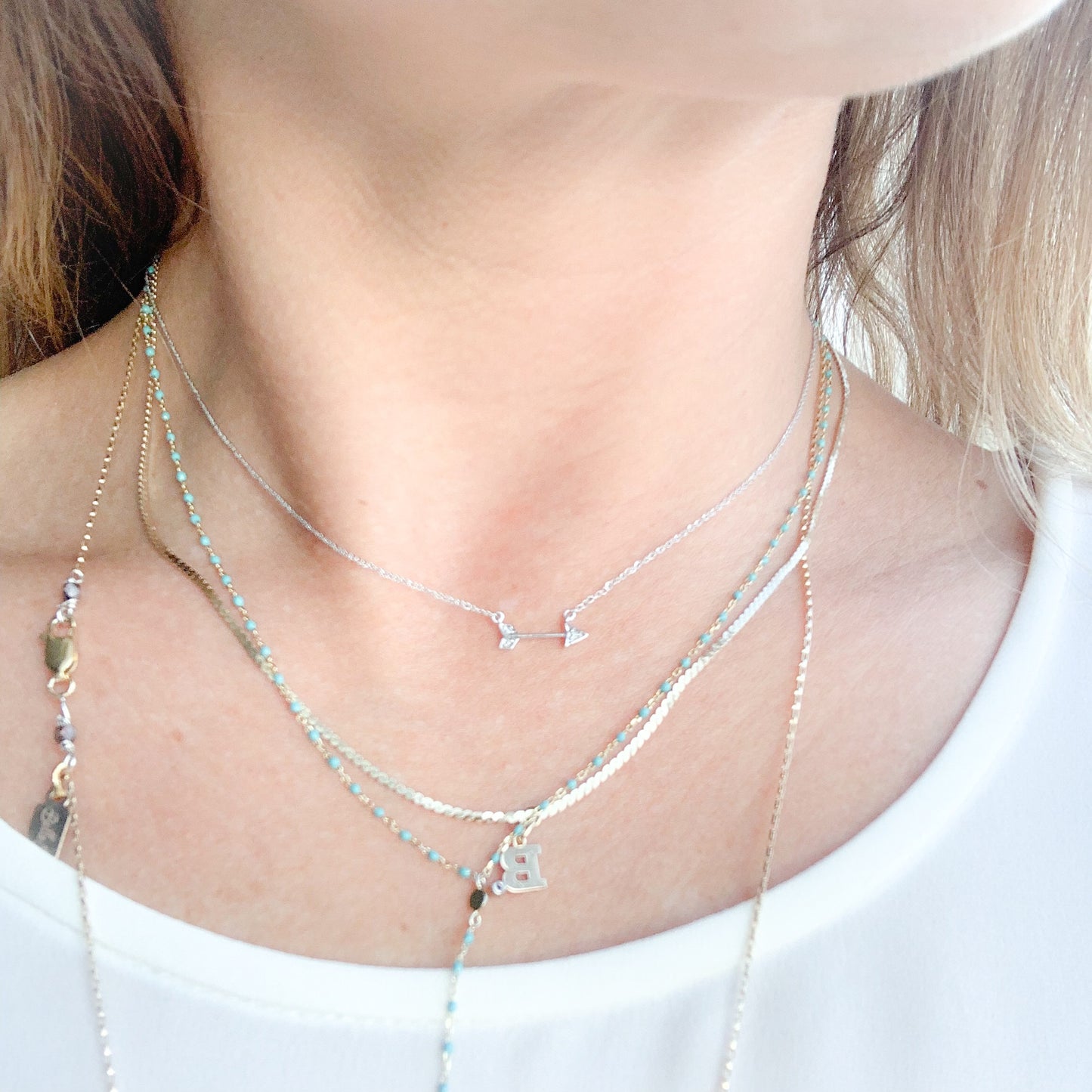 Diamond Arrow Necklace - BelleStyle