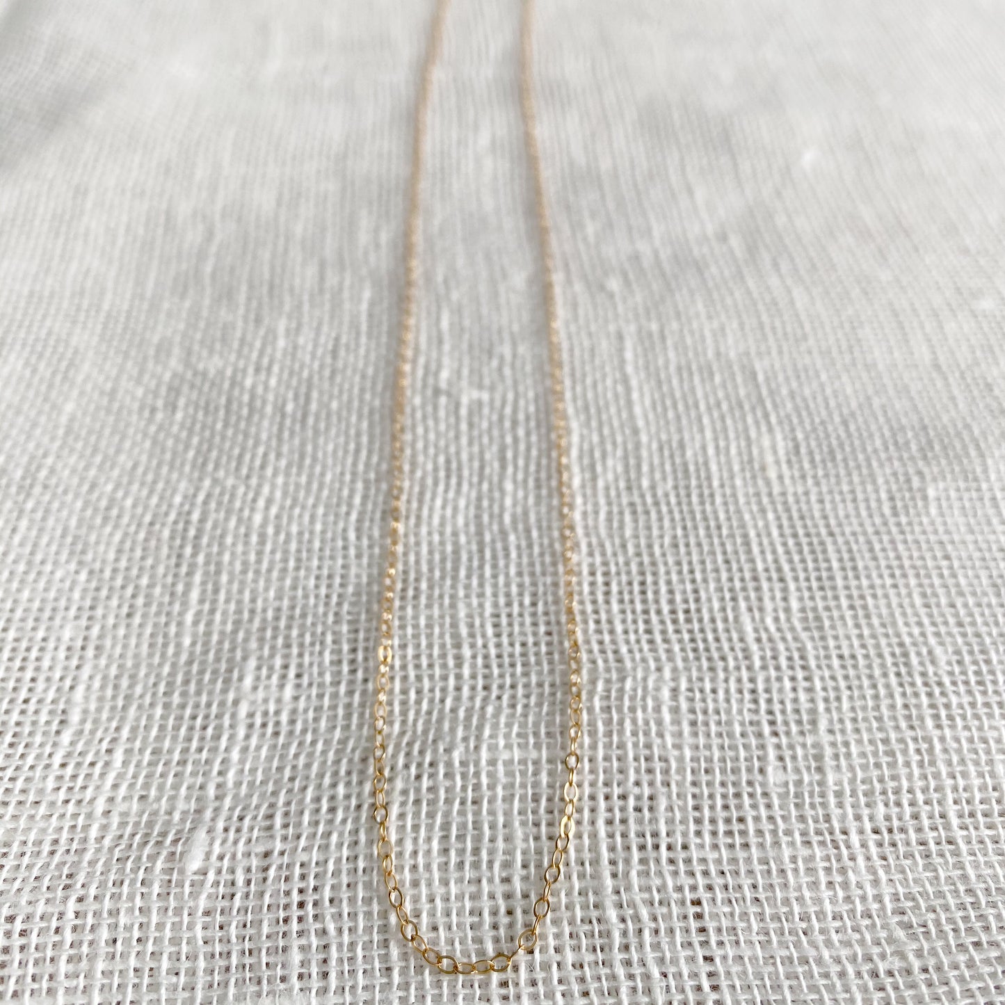 Just the Chain Gold rose Gold oval necklace - Bellestyle