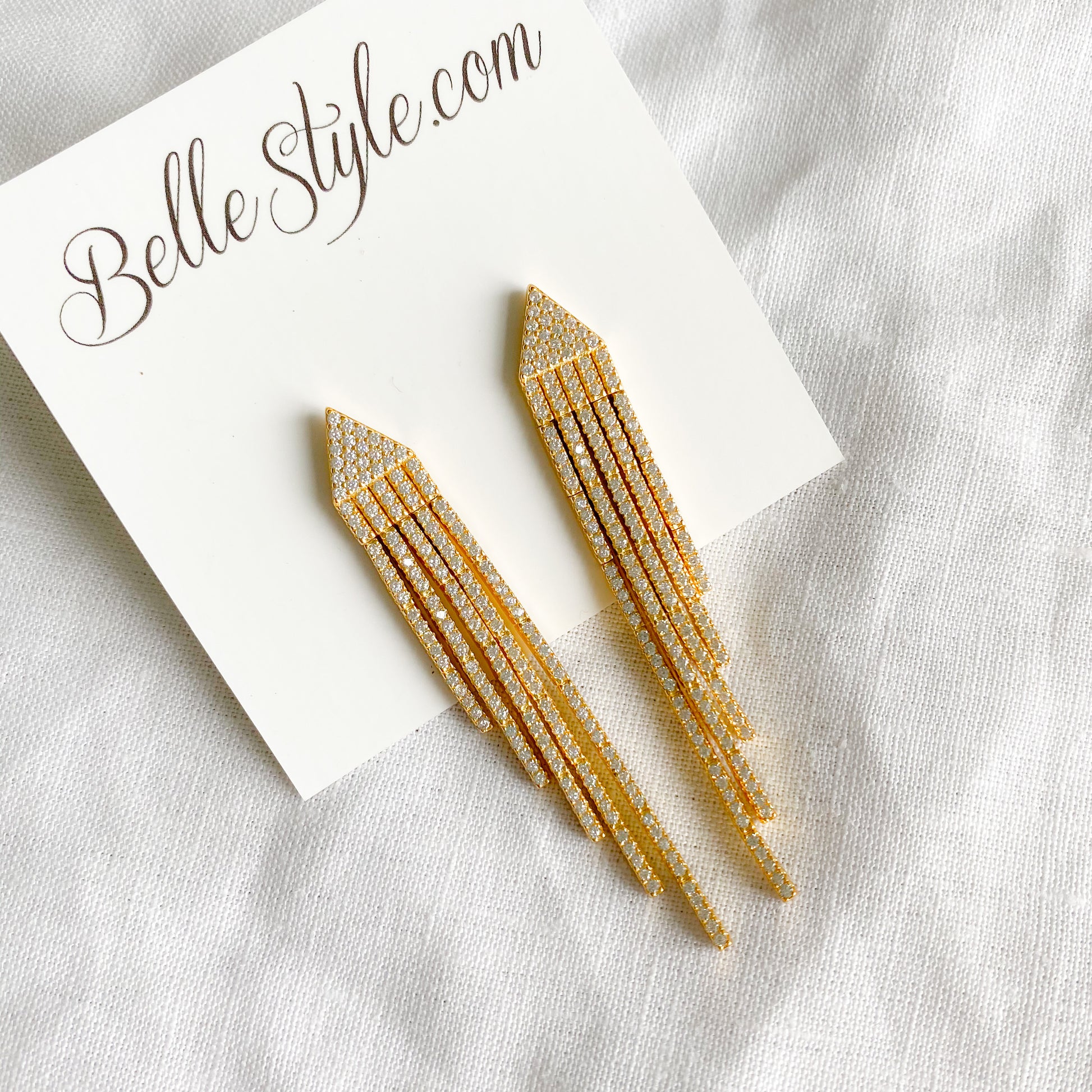 Monroe Crystal Earrings - BelleStyle