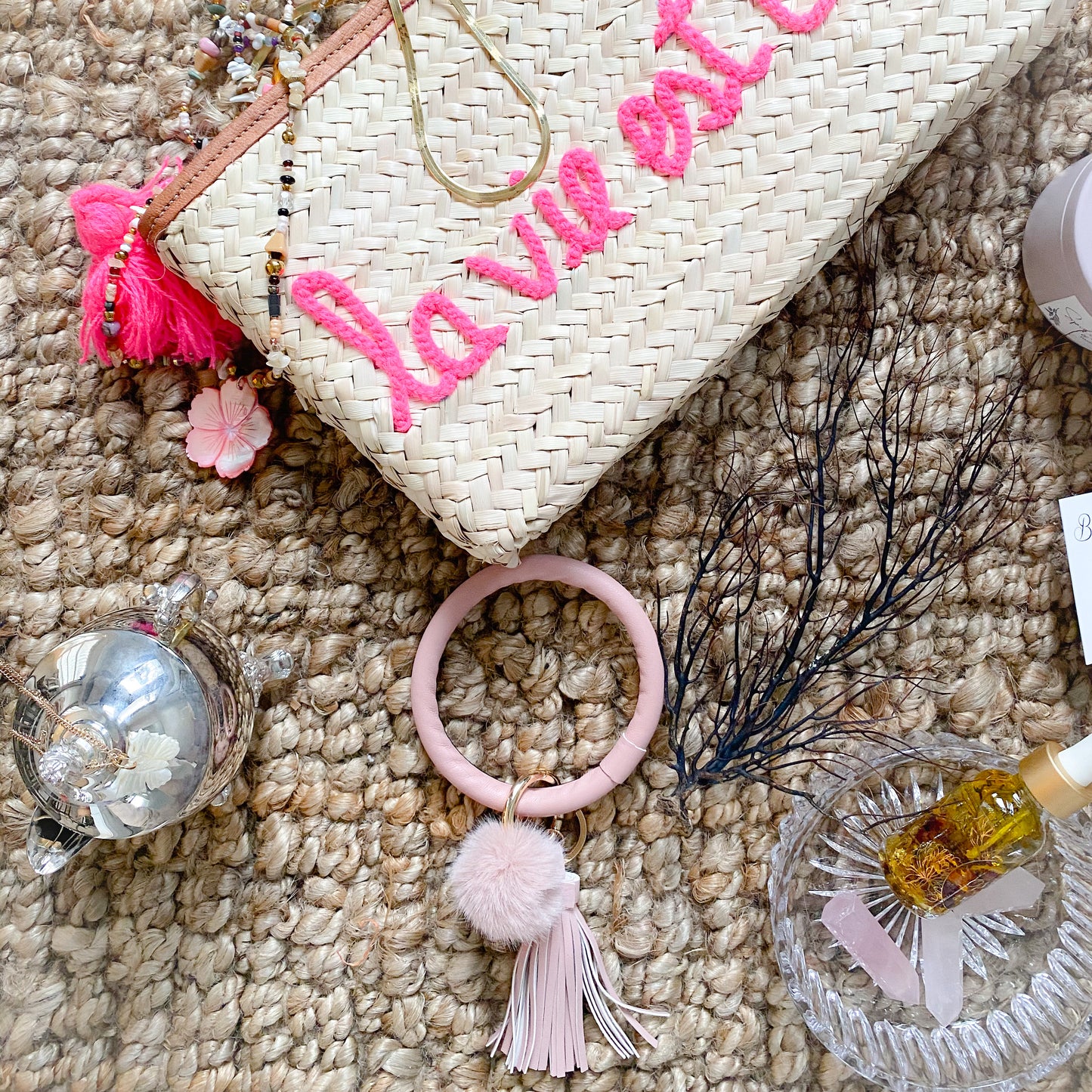 La Vie Est Belle Pink Clutch
