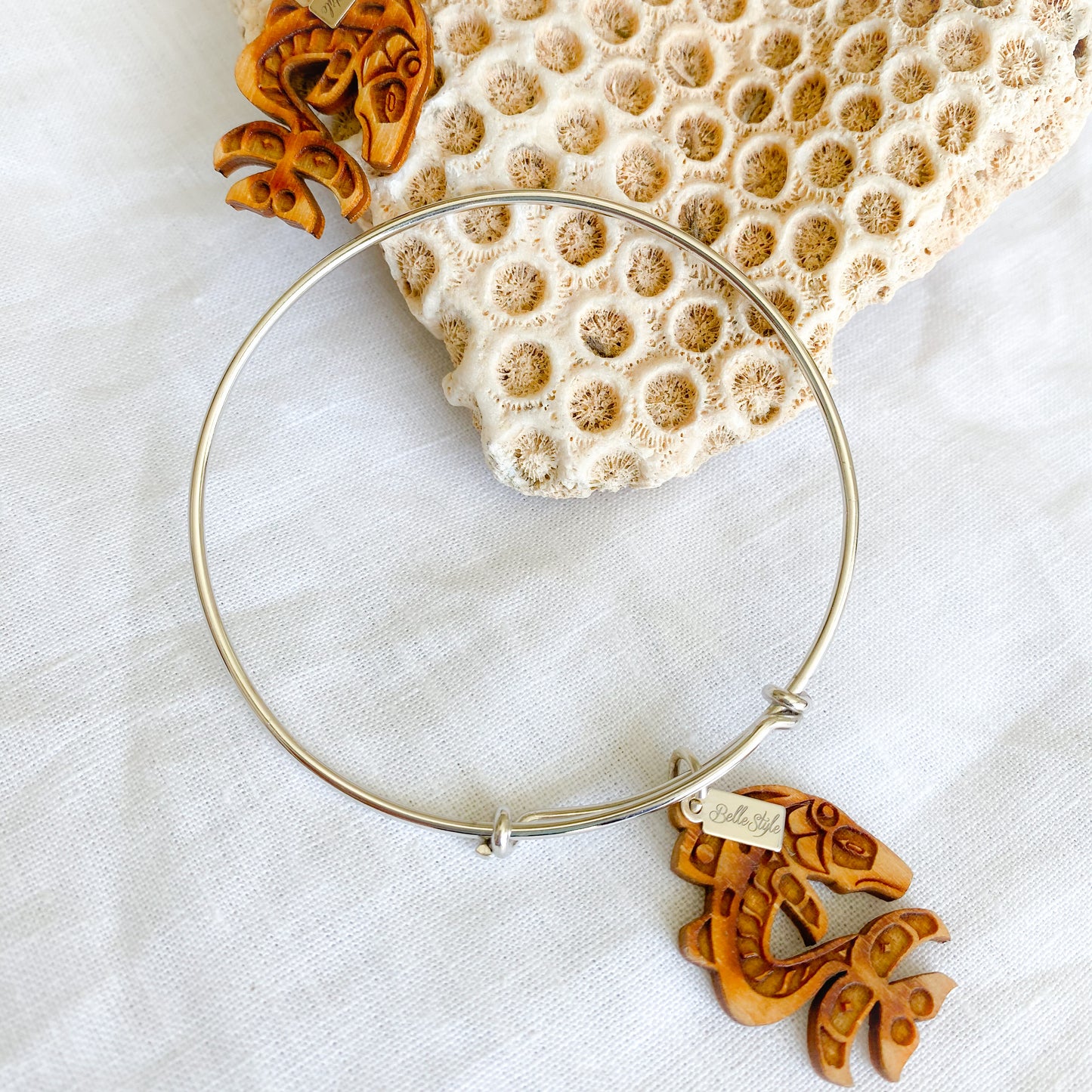 Sustainable Lucky Fish Charm Bracelet - BelleStyle