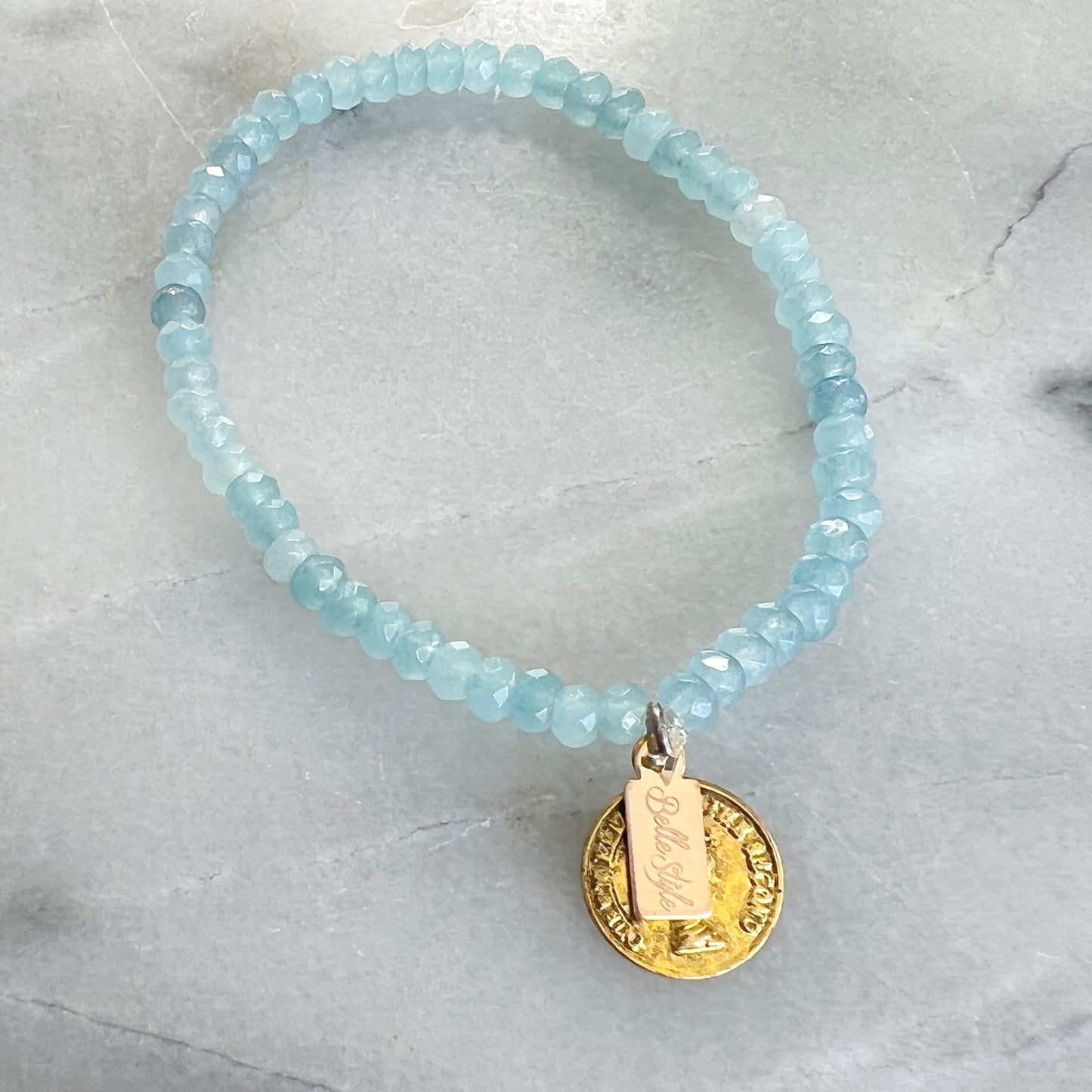 Sky Gold Charm Bracelet - Bellestyle