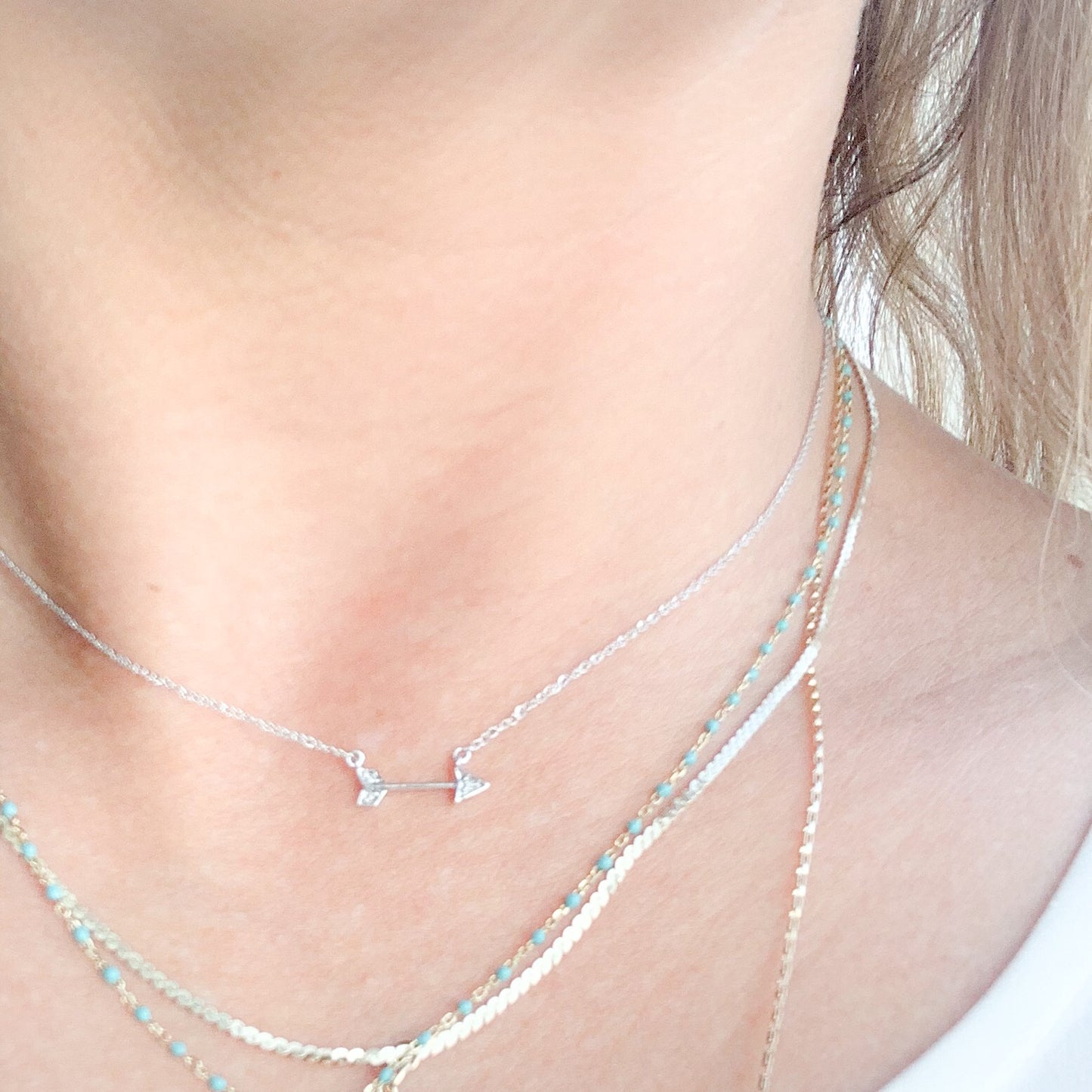 Diamond Arrow Necklace - BelleStyle