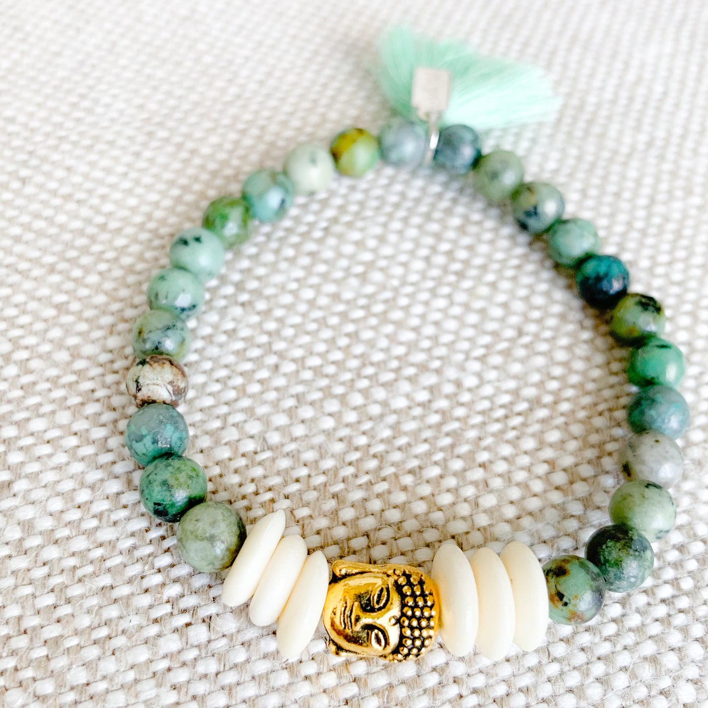 Buddha Bracelet in Turquoise - BelleStyle
