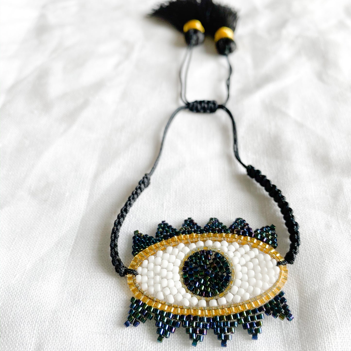 Brynn Beaded Evil Eye Bracelet - BelleStyle